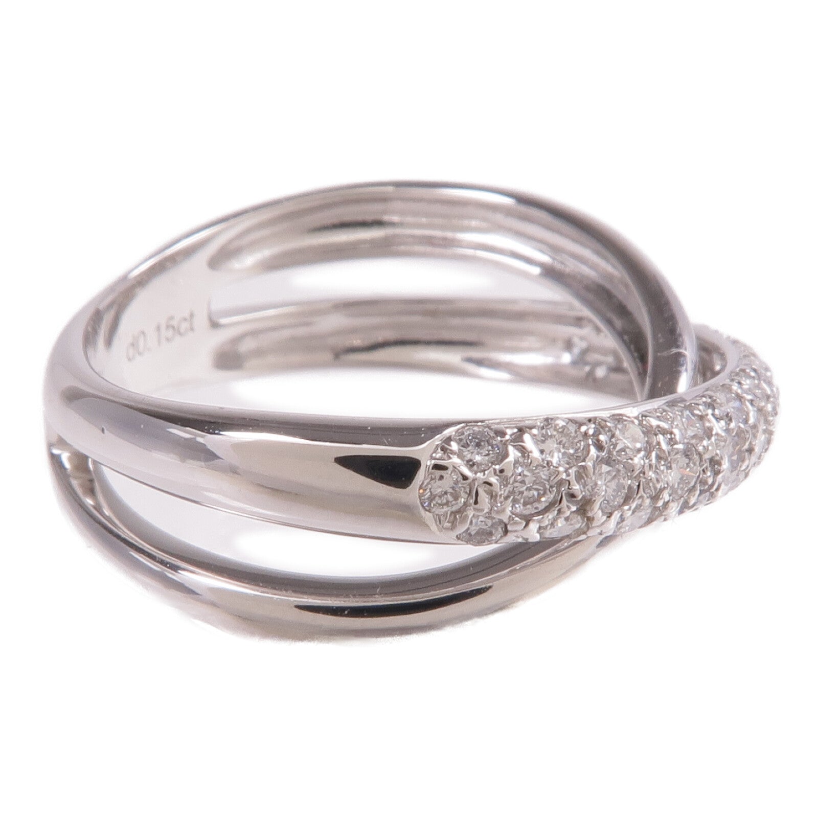 JEWELRY 【激減優惠】18K白金Diamond Ring鑽石戒指US#6.25