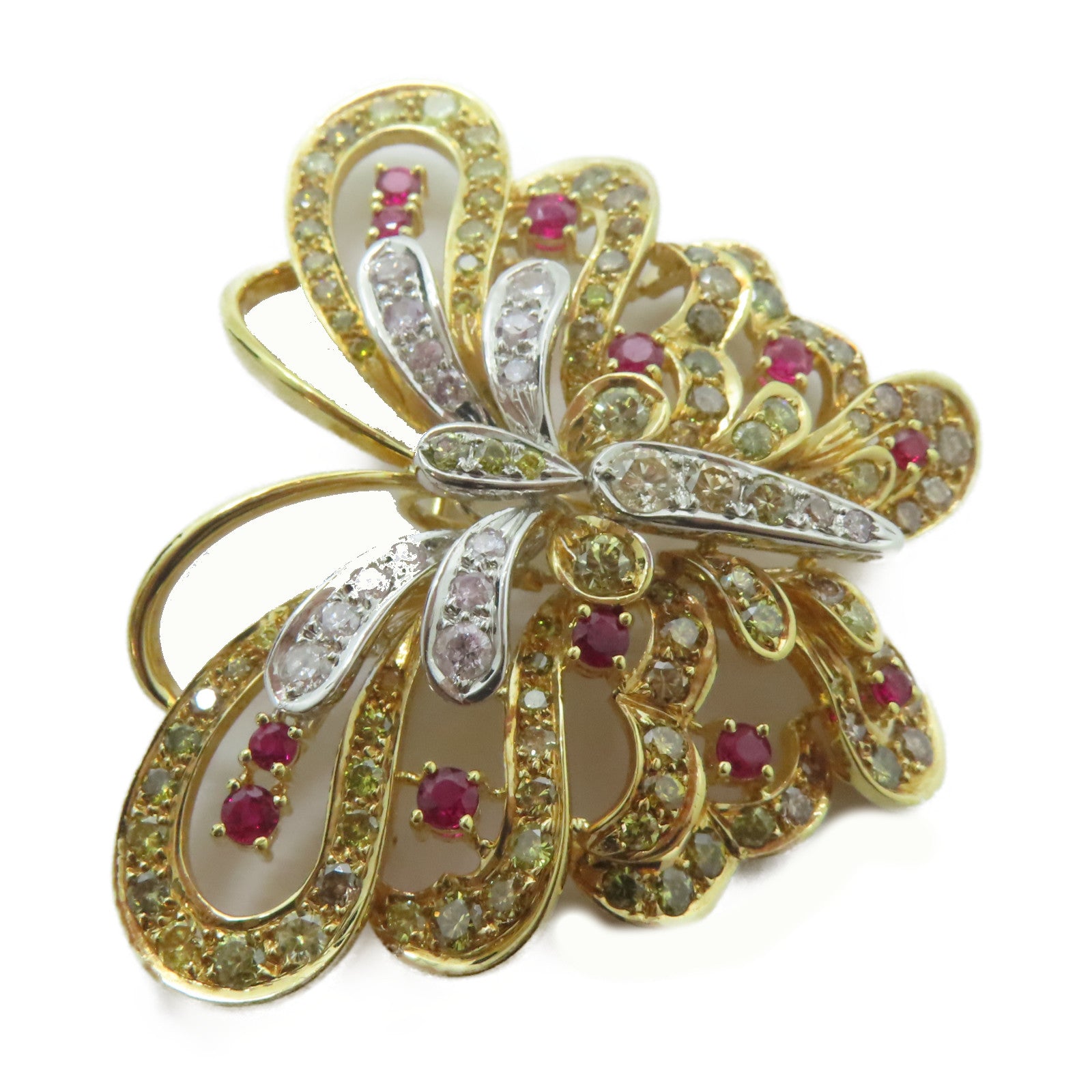 JEWELRY 【激減優惠】18K黄金Diamond Brooch鑽石胸針
