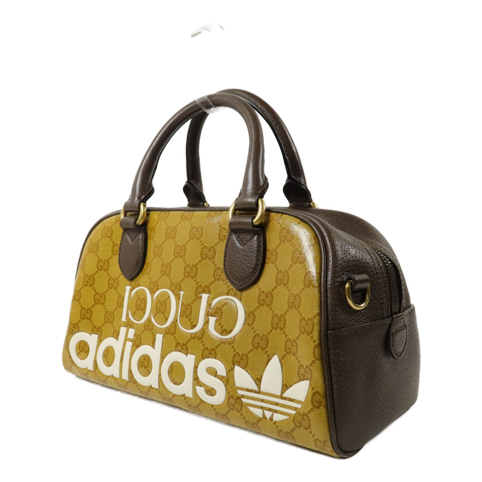 GUCCI 塗層帆布Gucci x Adidas Duffle Bag手挽肩背兩用袋