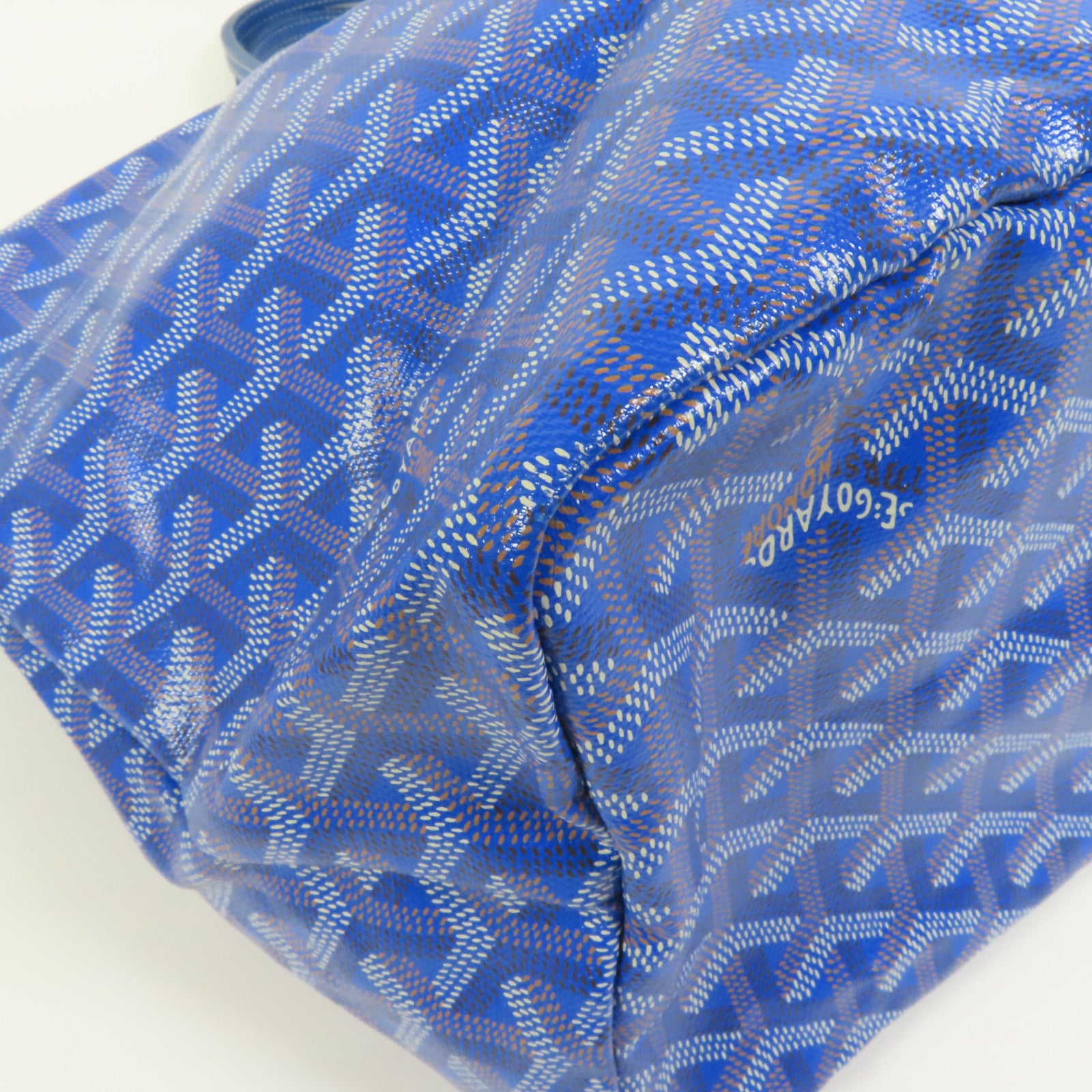 GOYARD 塗層帆布Saint Louis PM Stripes And Initials手挽袋