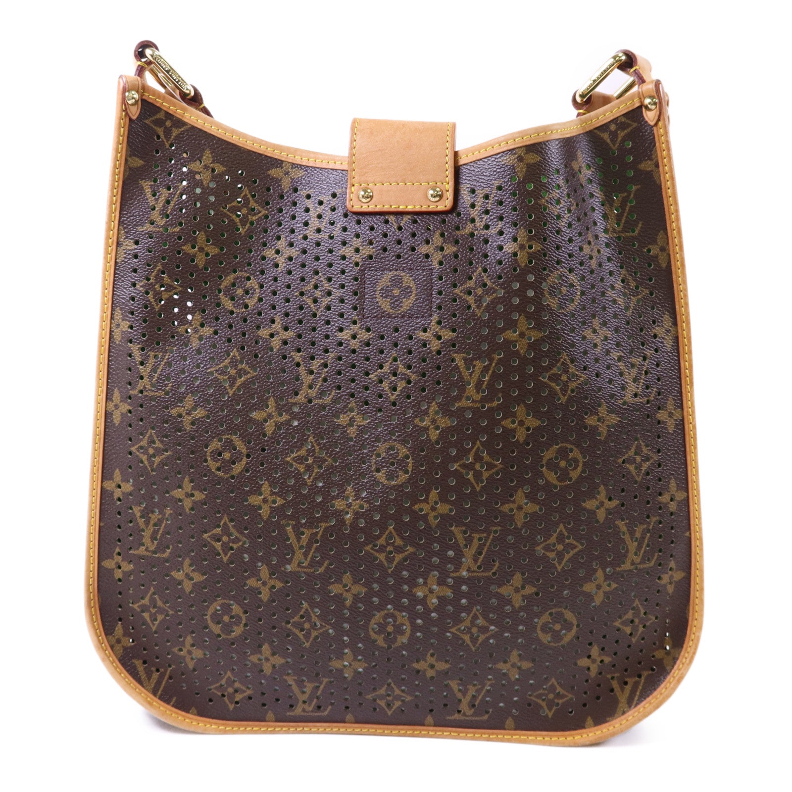 LOUIS VUITTON Monogram Perfo Musette金扣肩背袋