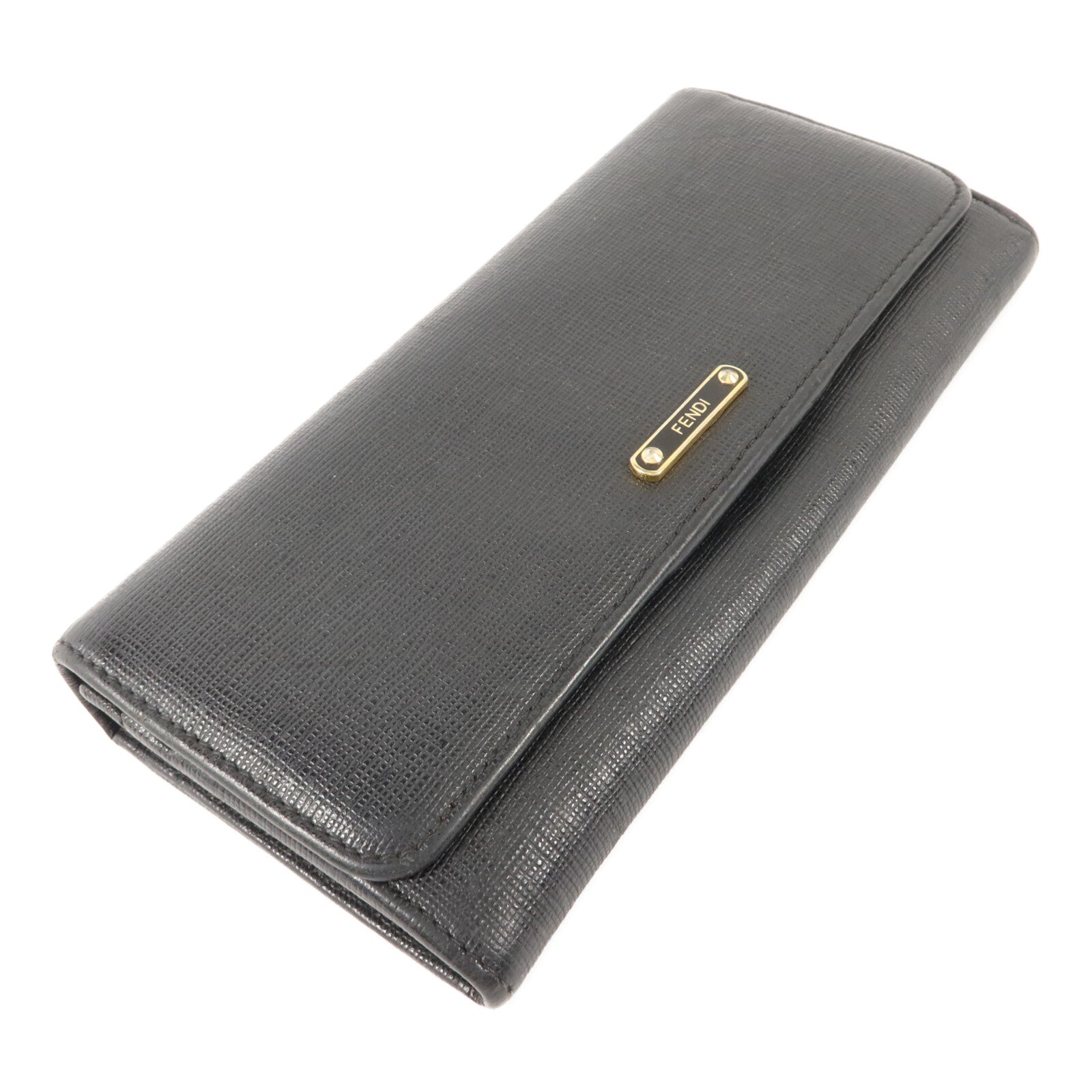 FENDI Saffiano皮革Long Wallet長錢包
