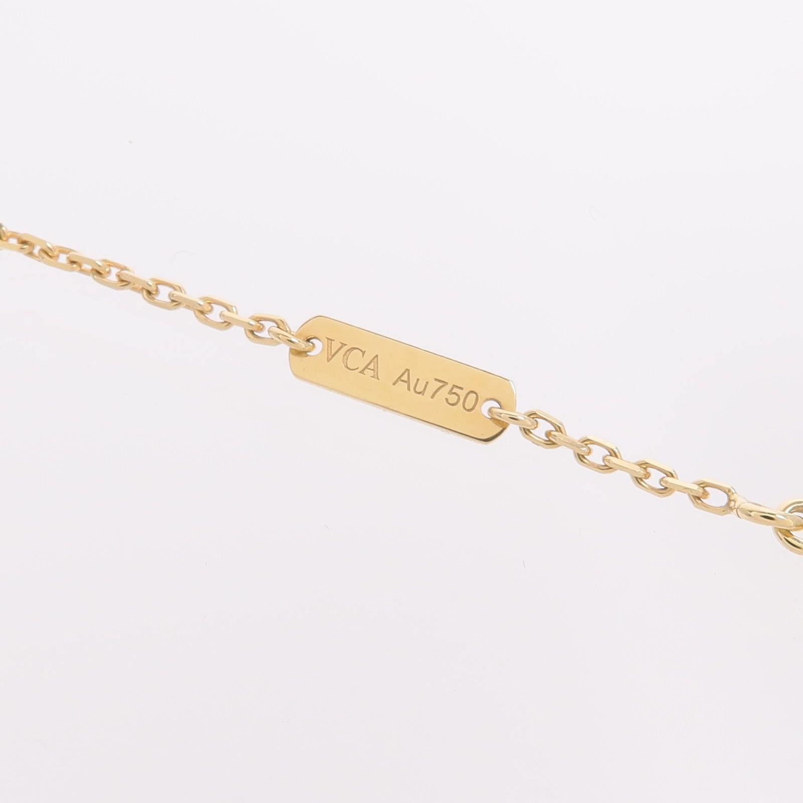 Van Cleef & Arpels 18K黃金Vintage Alhambra Pendant項鍊