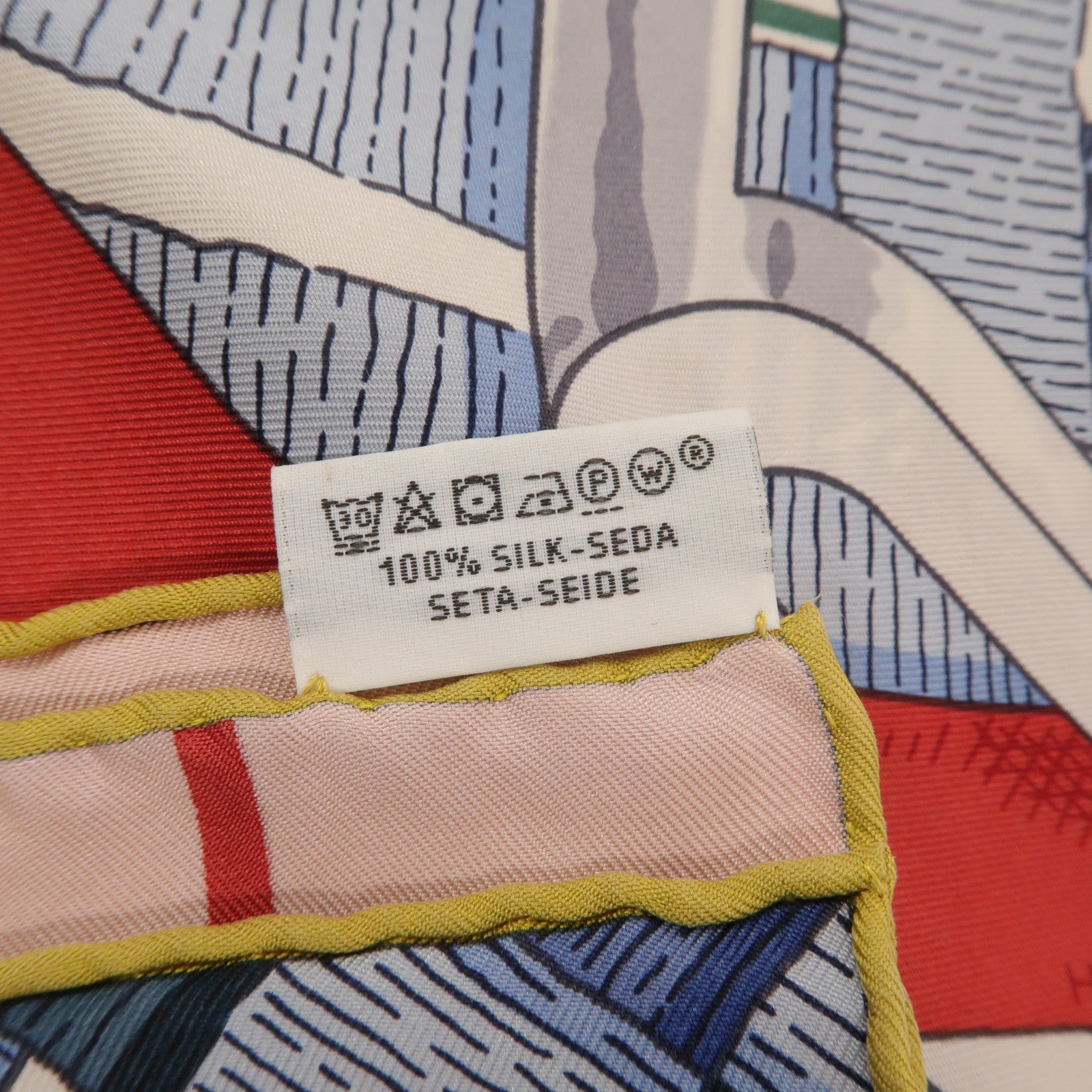HERMES 絲質Scarf 90X90絲巾