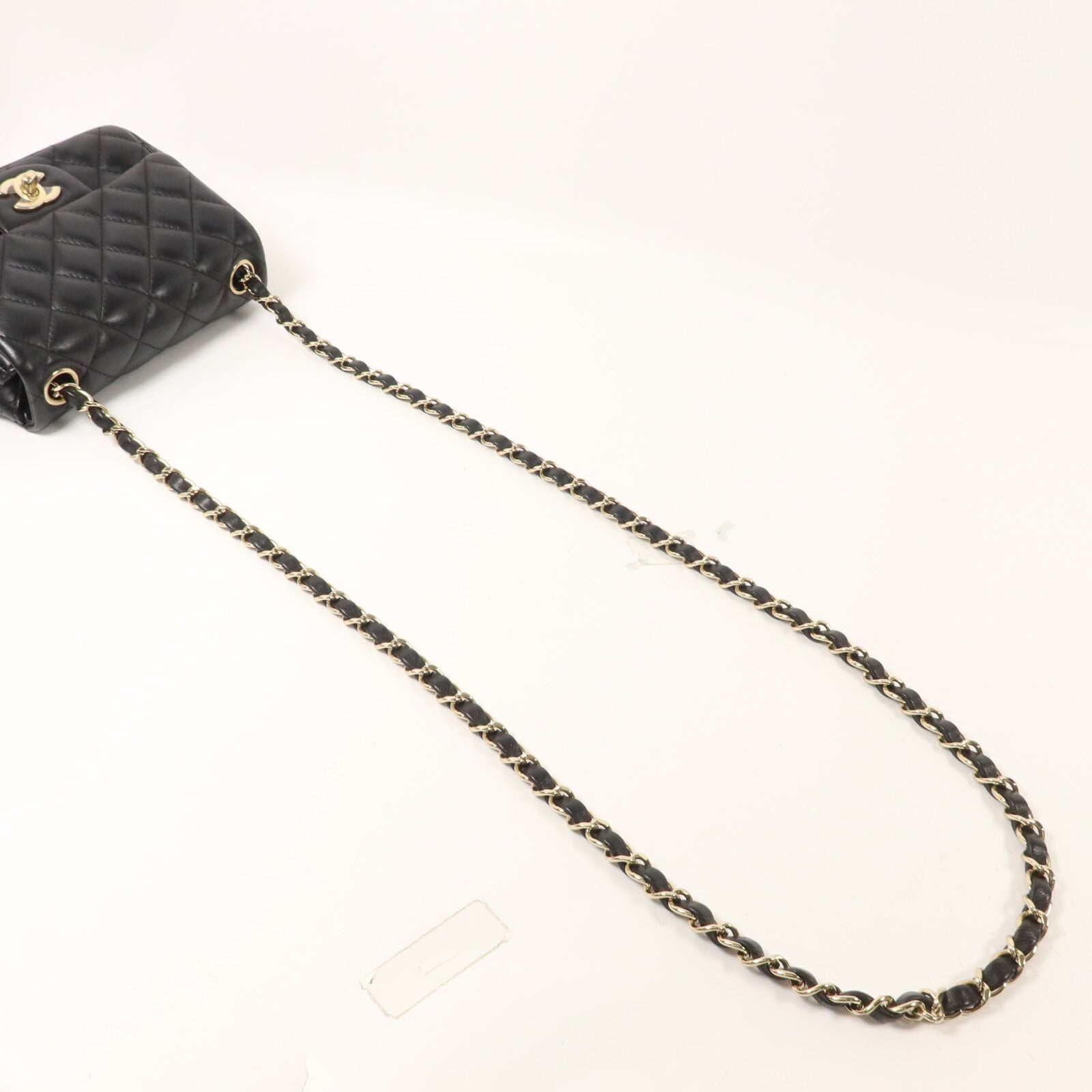 CHANEL 羊皮皮革Mini Classic 17鏈帶肩背袋