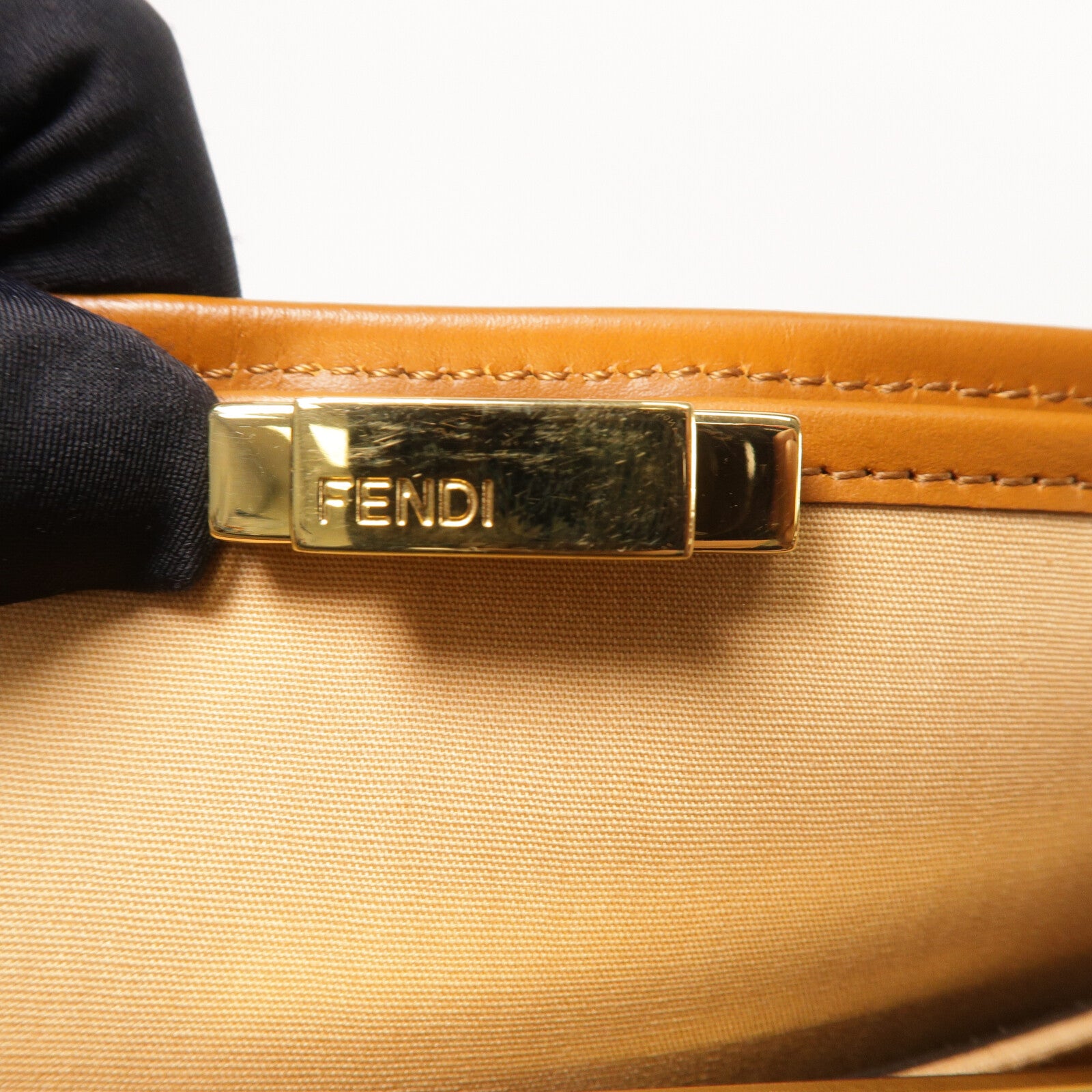 FENDI 帆布Large Peekaboo X-Lite手挽肩背兩用袋