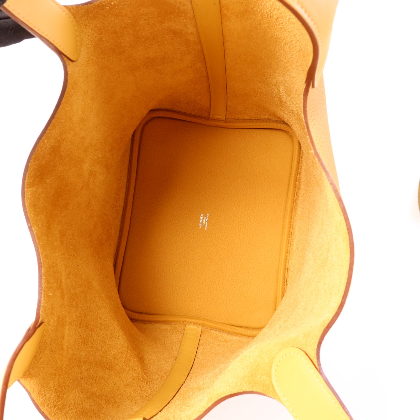 HERMES Clemence皮革Picotin MM銀扣手挽袋