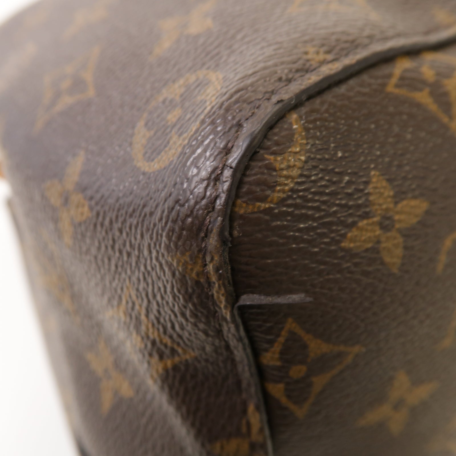 LOUIS VUITTON Monogram Neo Noe MM金扣肩背袋棕色