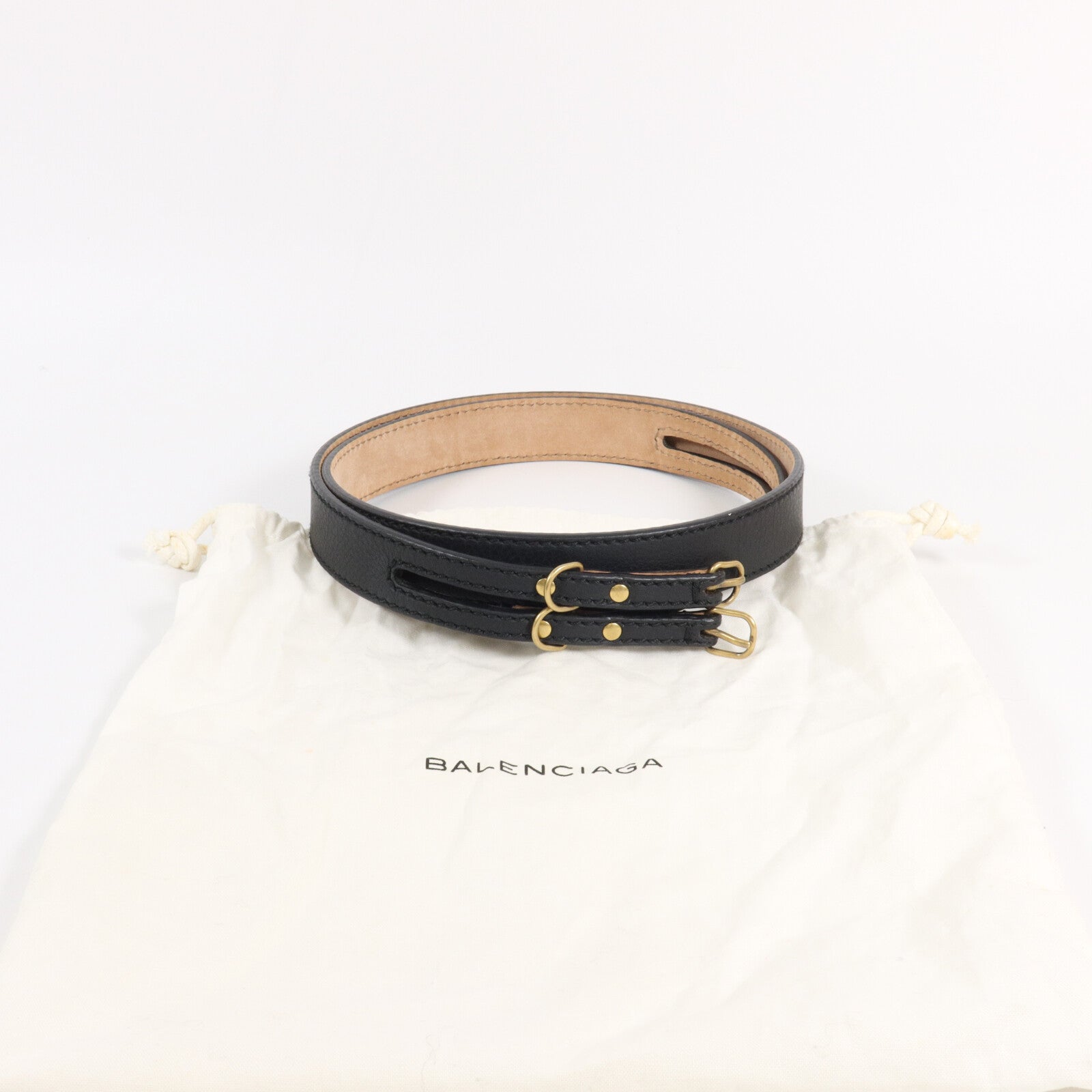 BALENCIAGA 牛皮皮革Belt皮帶
