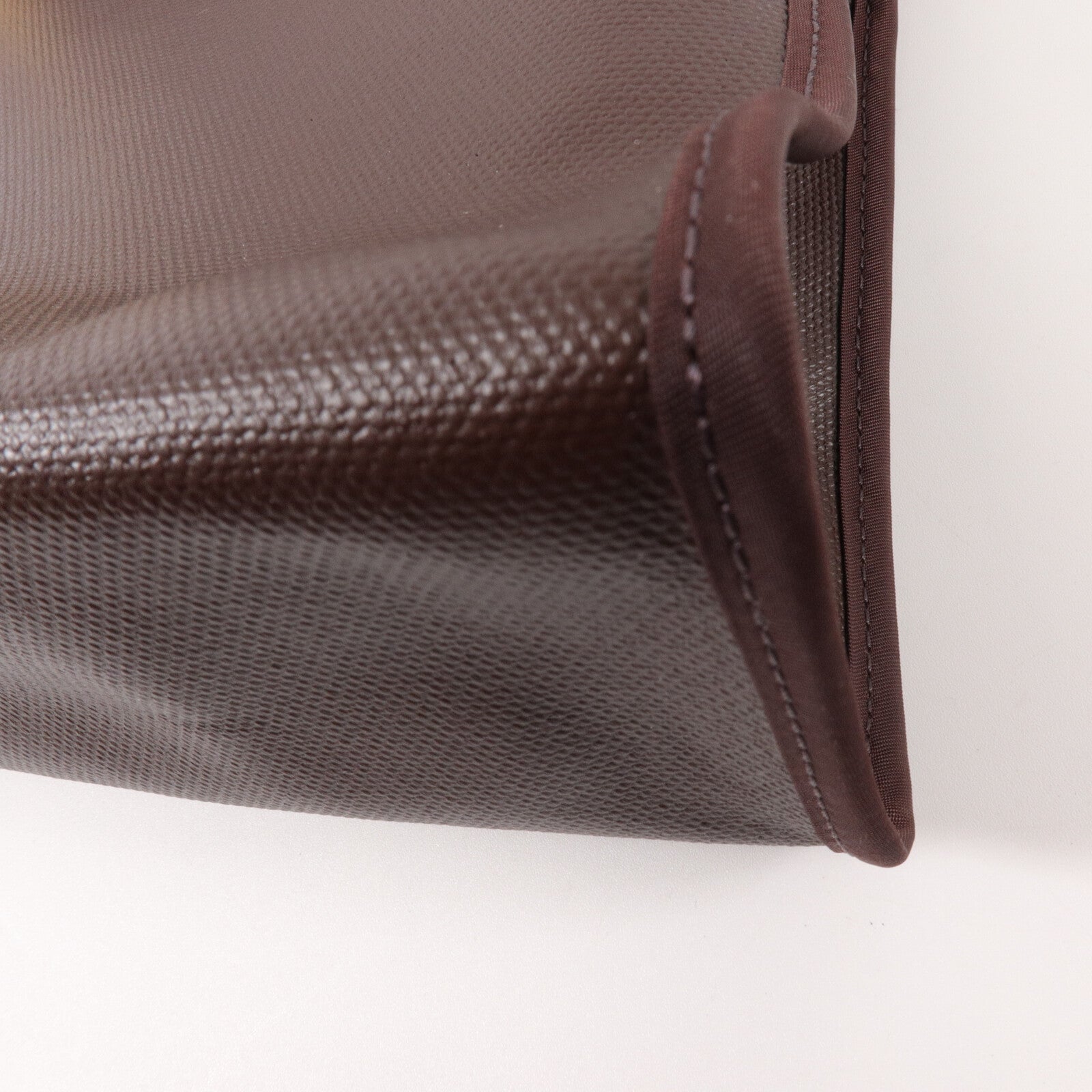 HERMES Toile H帆布/Vache Hunter皮革Herbag PM手挽肩背兩用袋Rouge Sellier