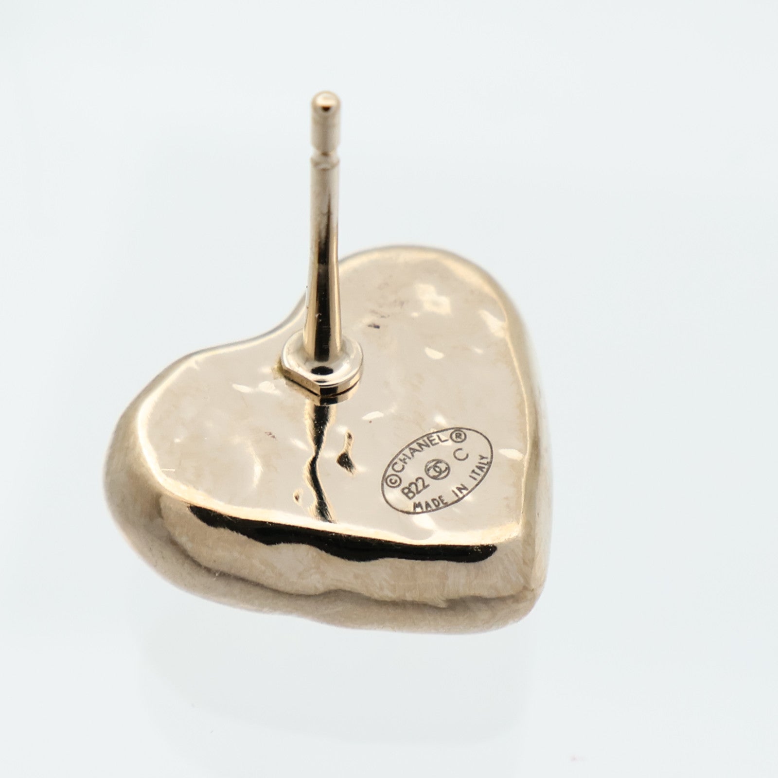 CHANEL 金屬Heart Earring耳環