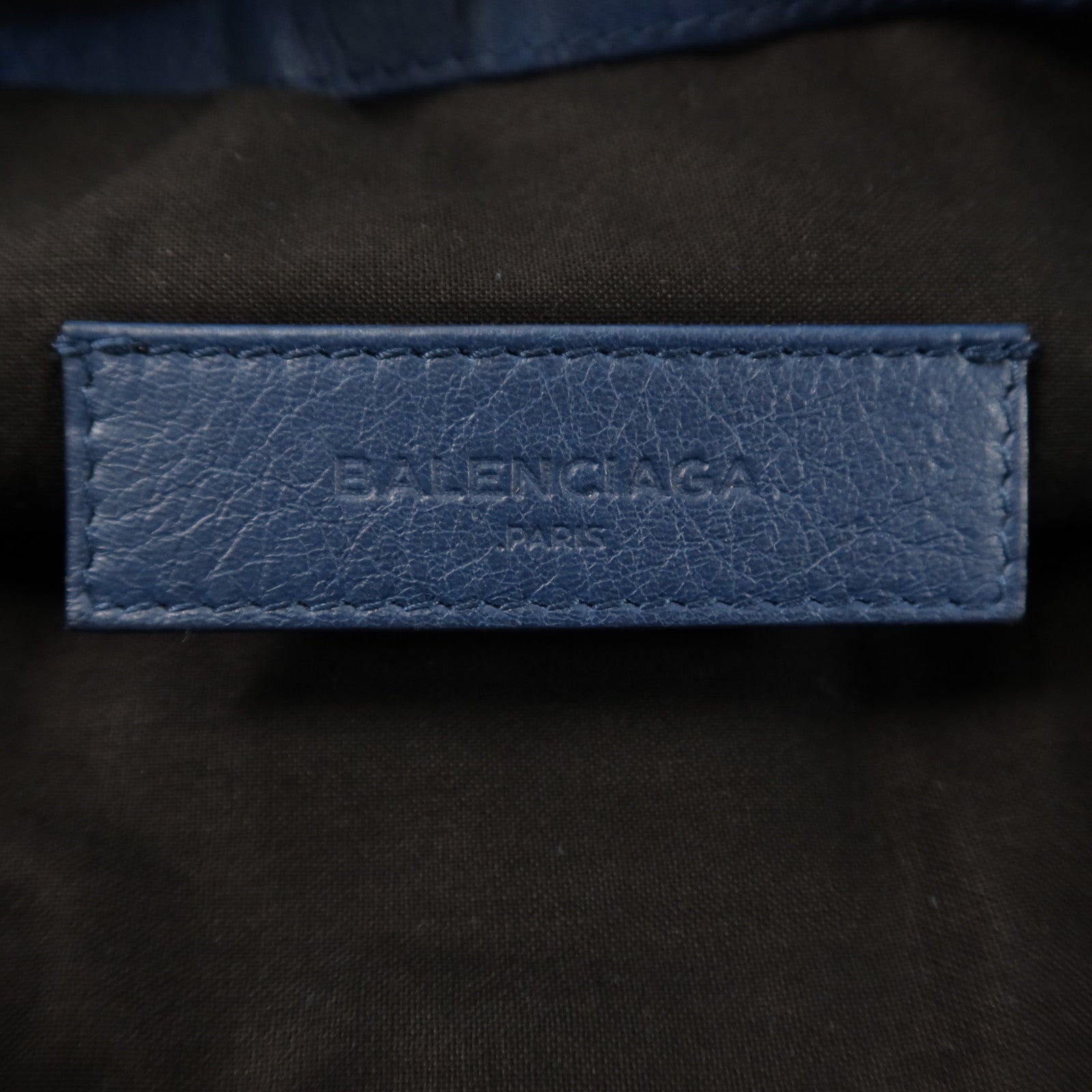 BALENCIAGA 牛皮皮革Clutch Bag銀扣手拿包