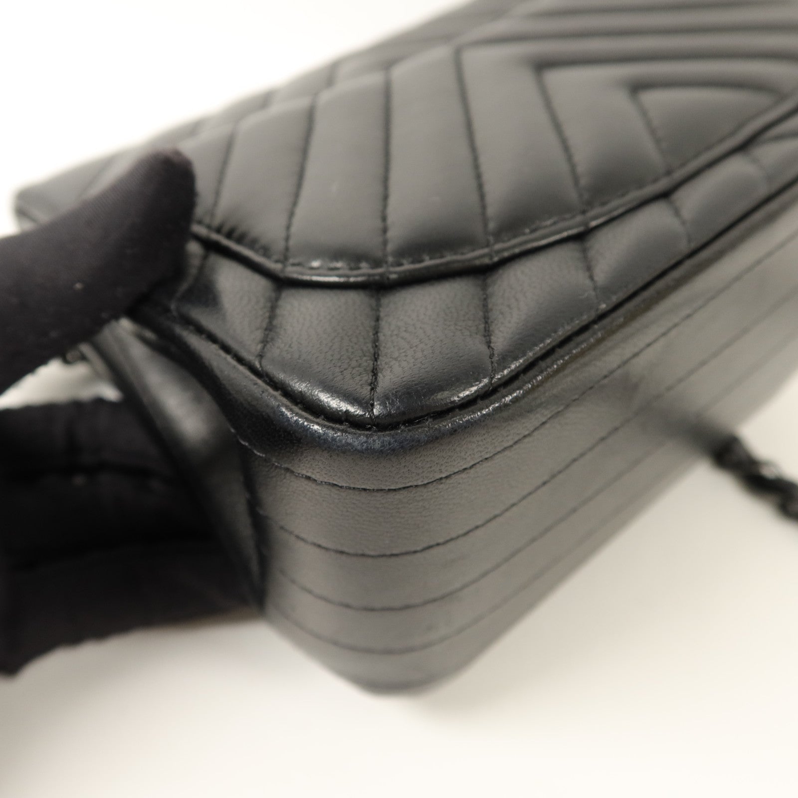 CHANEL 羊皮皮革Mini Flap Bag鏈帶肩背袋