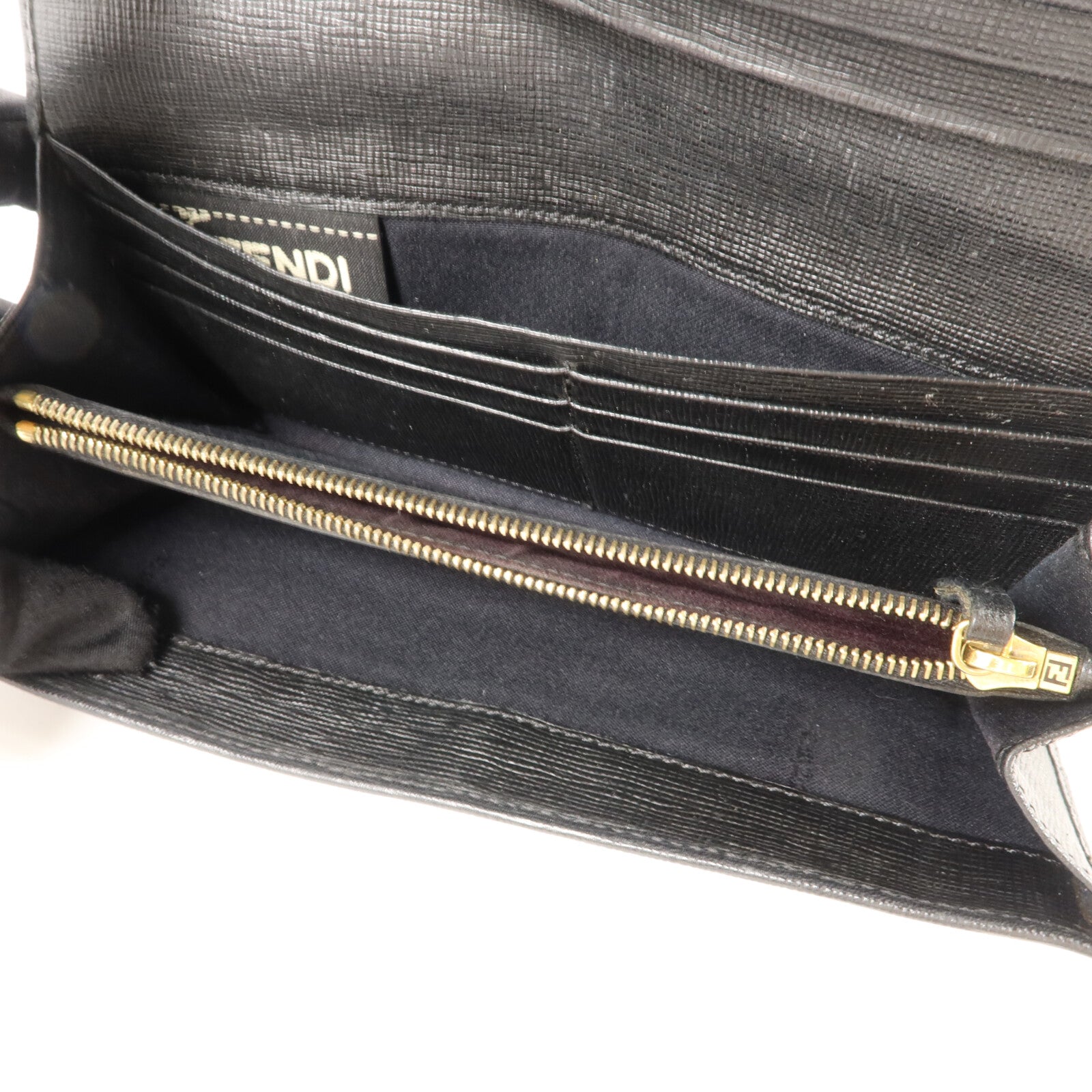 FENDI Saffiano皮革Long Wallet長錢包