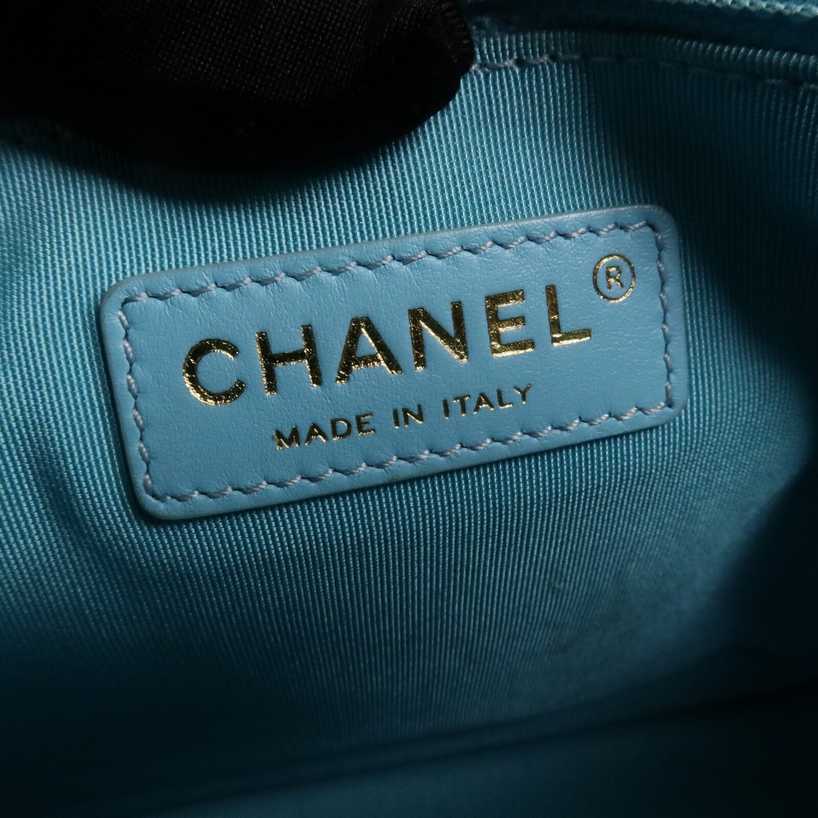 CHANEL 牛仔布Small Messenger Bag鏈帶肩背袋