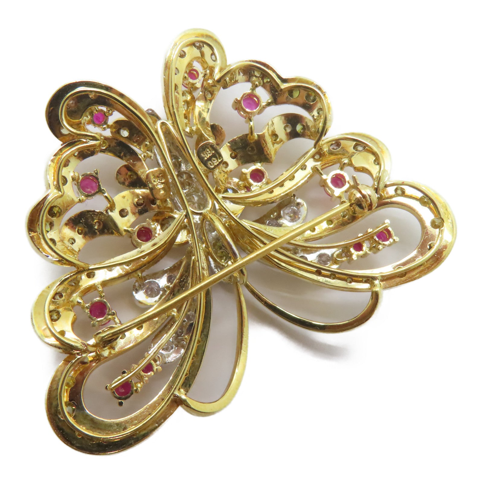 JEWELRY 【激減優惠】18K黄金Diamond Brooch鑽石胸針