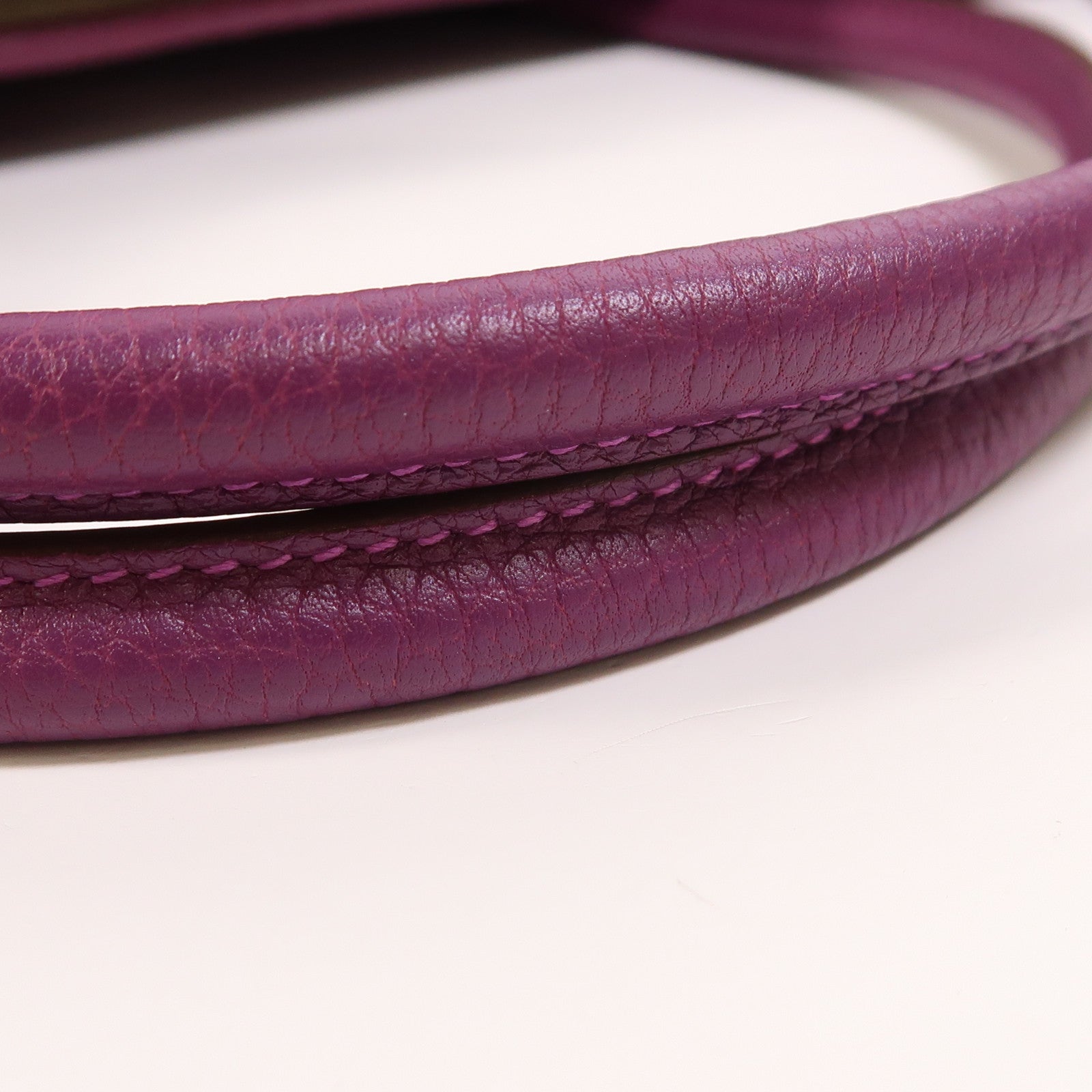 HERMES Negonda皮革GardenParty PM銀扣手挽袋Anemone