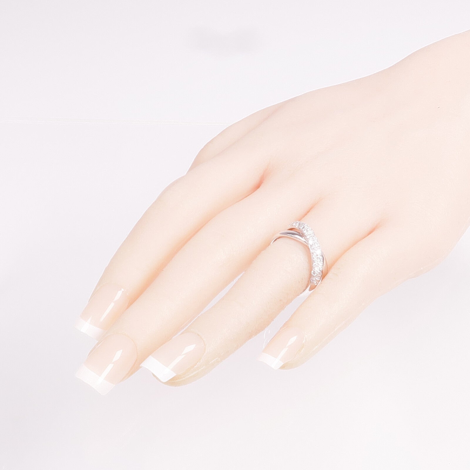 JEWELRY 【激減優惠】18K白金Diamond Ring鑽石戒指US#6.25