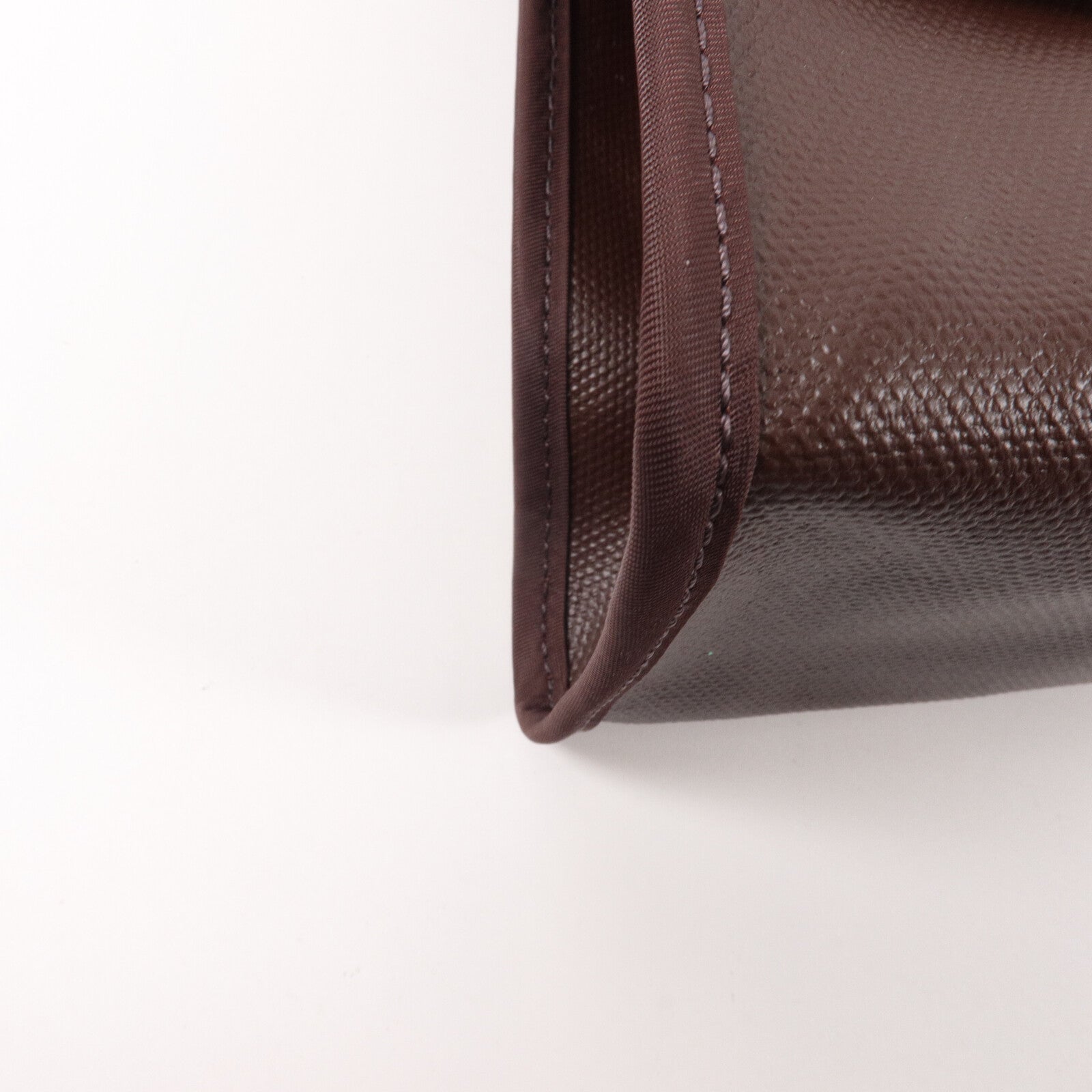 HERMES Toile H帆布/Vache Hunter皮革Herbag PM手挽肩背兩用袋Rouge Sellier