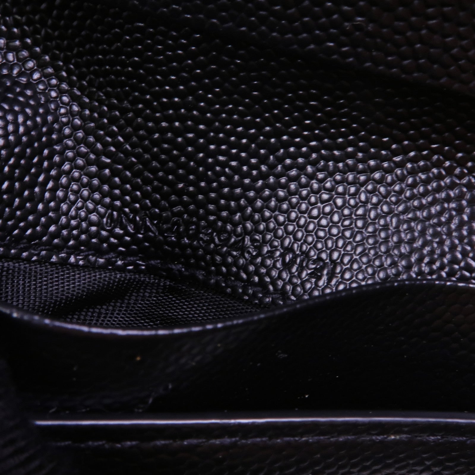 SAINT LAURENT 牛皮皮革Cassandre銀扣錢包