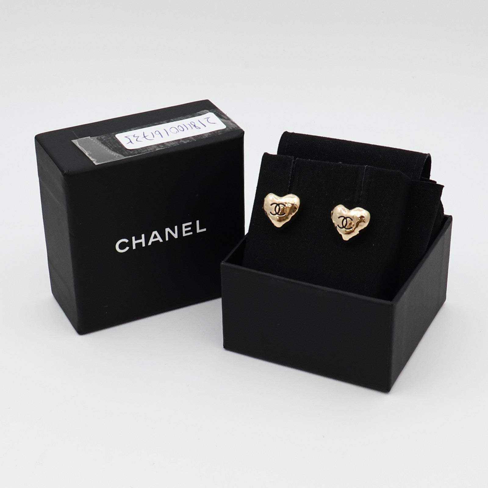 CHANEL 金屬Heart Earring耳環