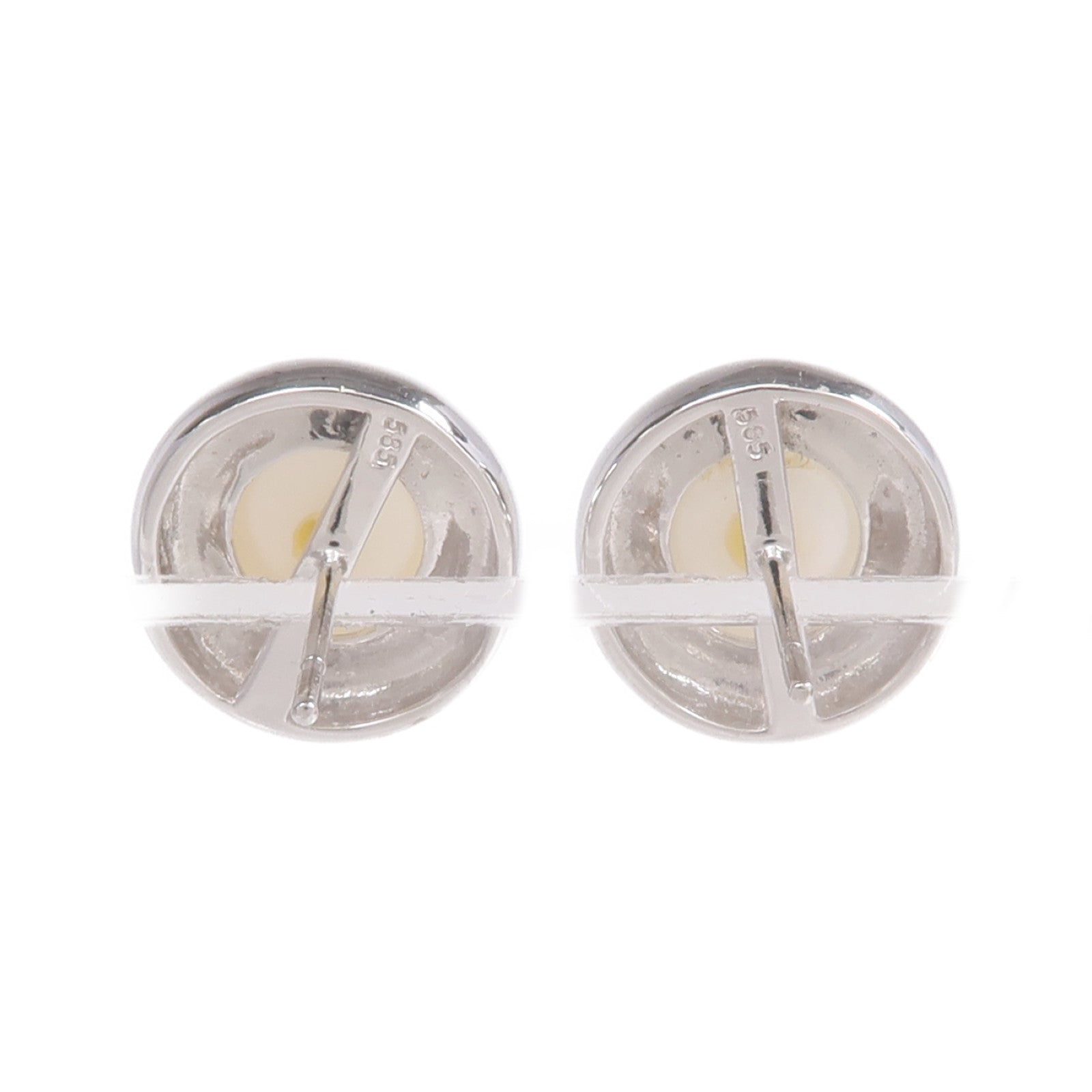 JEWELRY 14K白金Pearl Earrings珍珠耳環