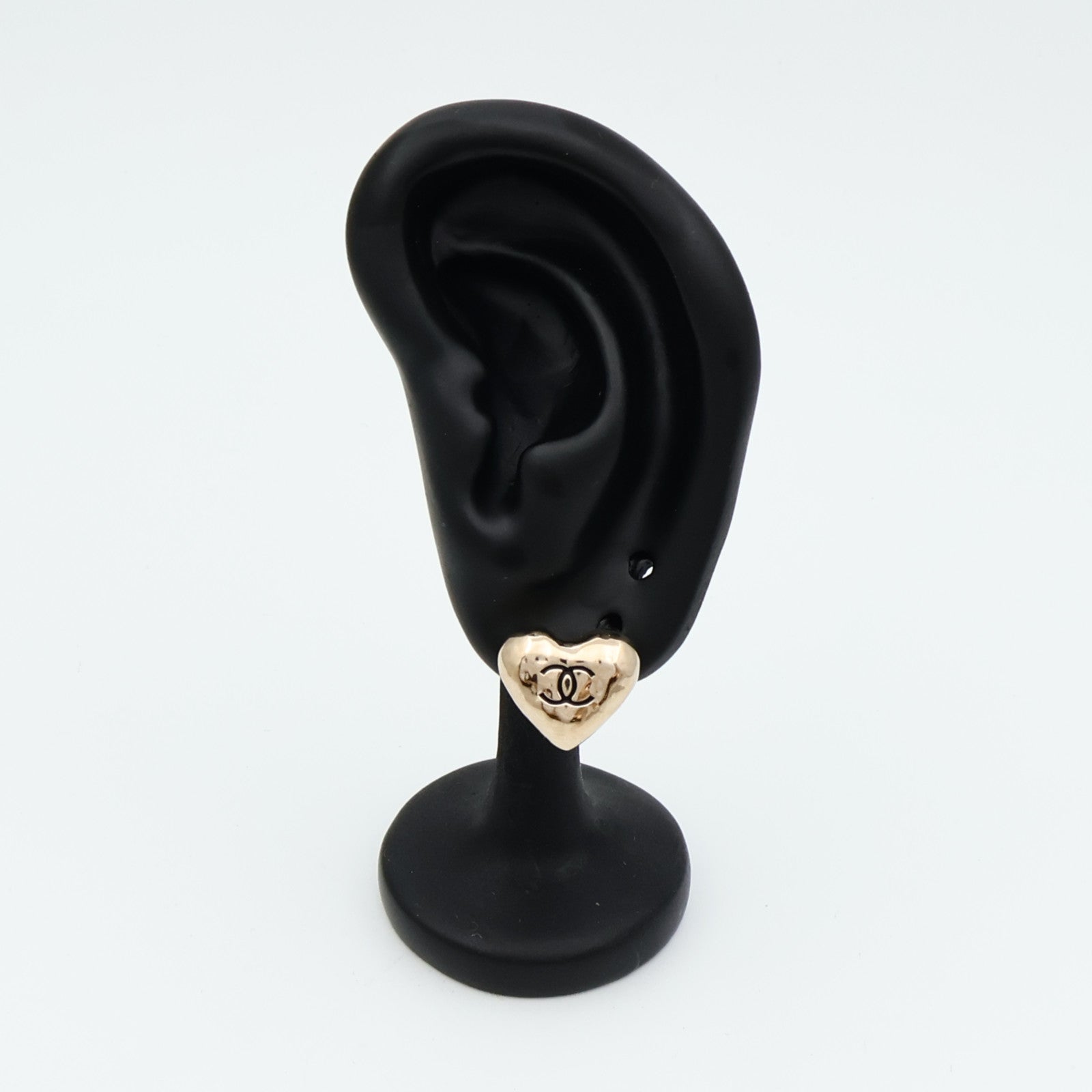 CHANEL 金屬Heart Earring耳環