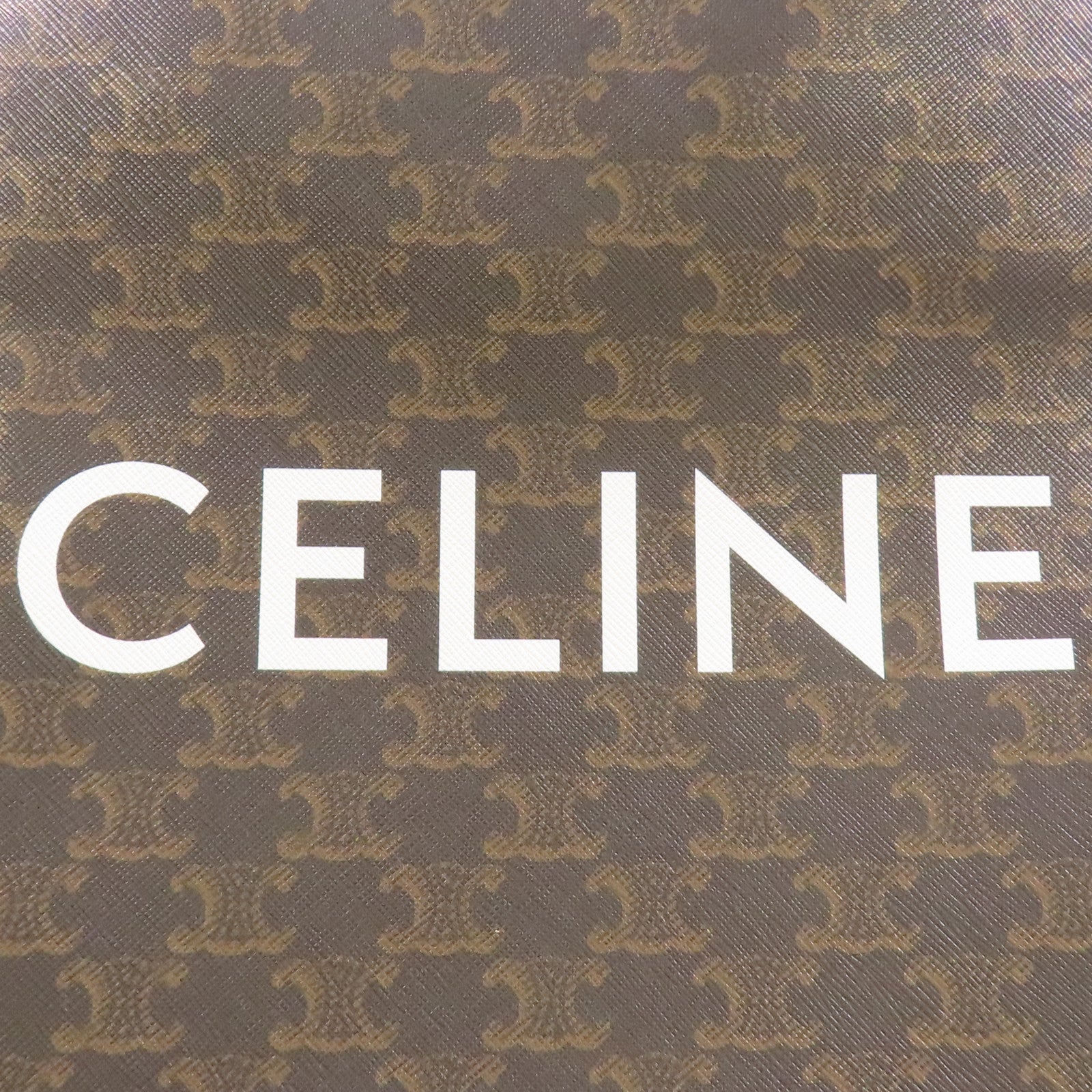 CELINE 塗層帆布2 Way Shoulder金扣手挽肩背兩用袋