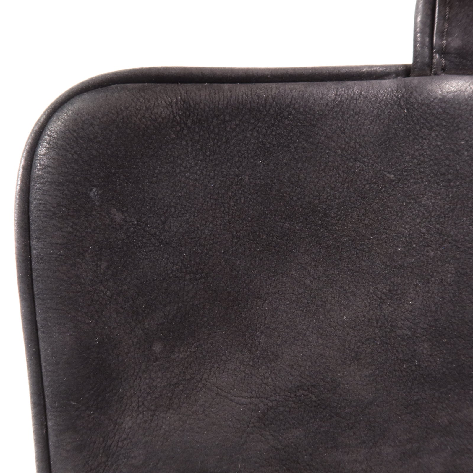 CHANEL 麂皮皮革Chain Shoulder Bag銀扣鏈帶肩背袋