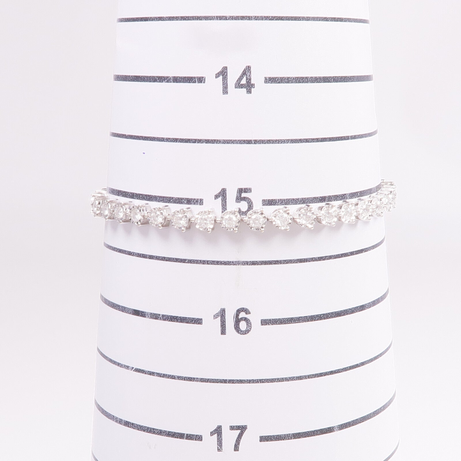 JEWELRY 18K白金Diamond Bracelet鑽石手鏈