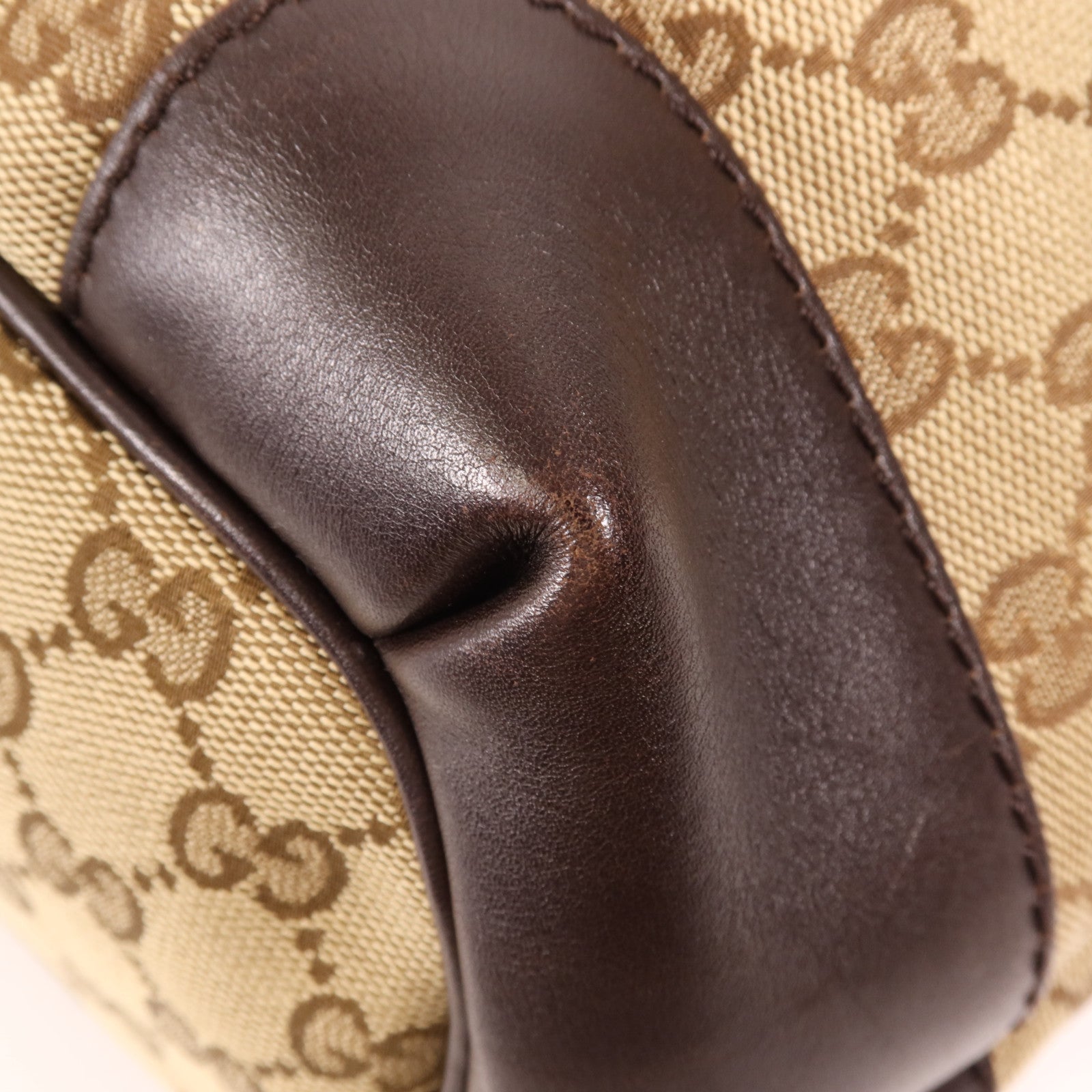 GUCCI 帆布2 Way Shoulder Bag金扣手挽肩背兩用袋