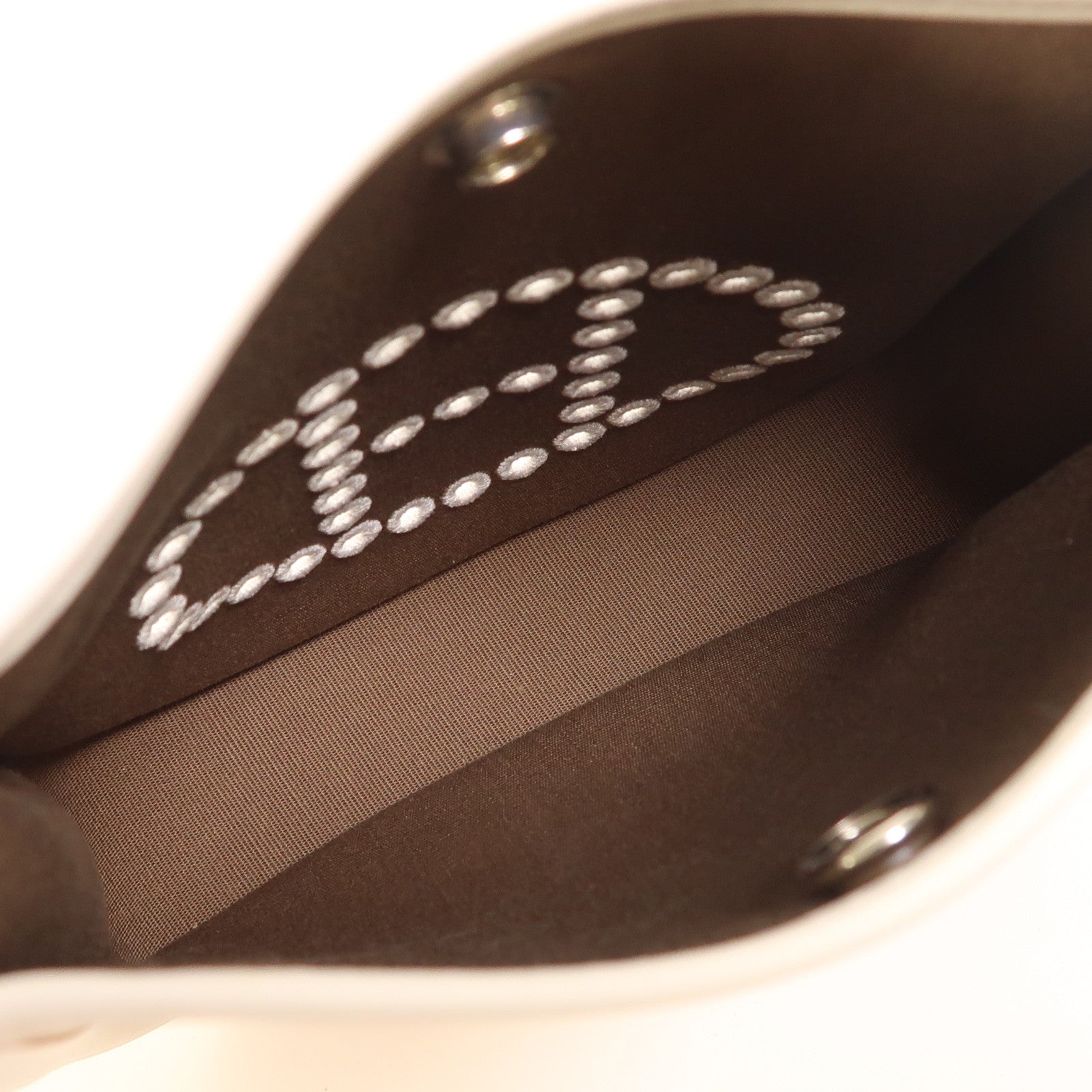 HERMES Swift皮革/Toile Officier Neo Evelyne TPM銀扣肩背袋Gris Pale/Etoupe/Dune