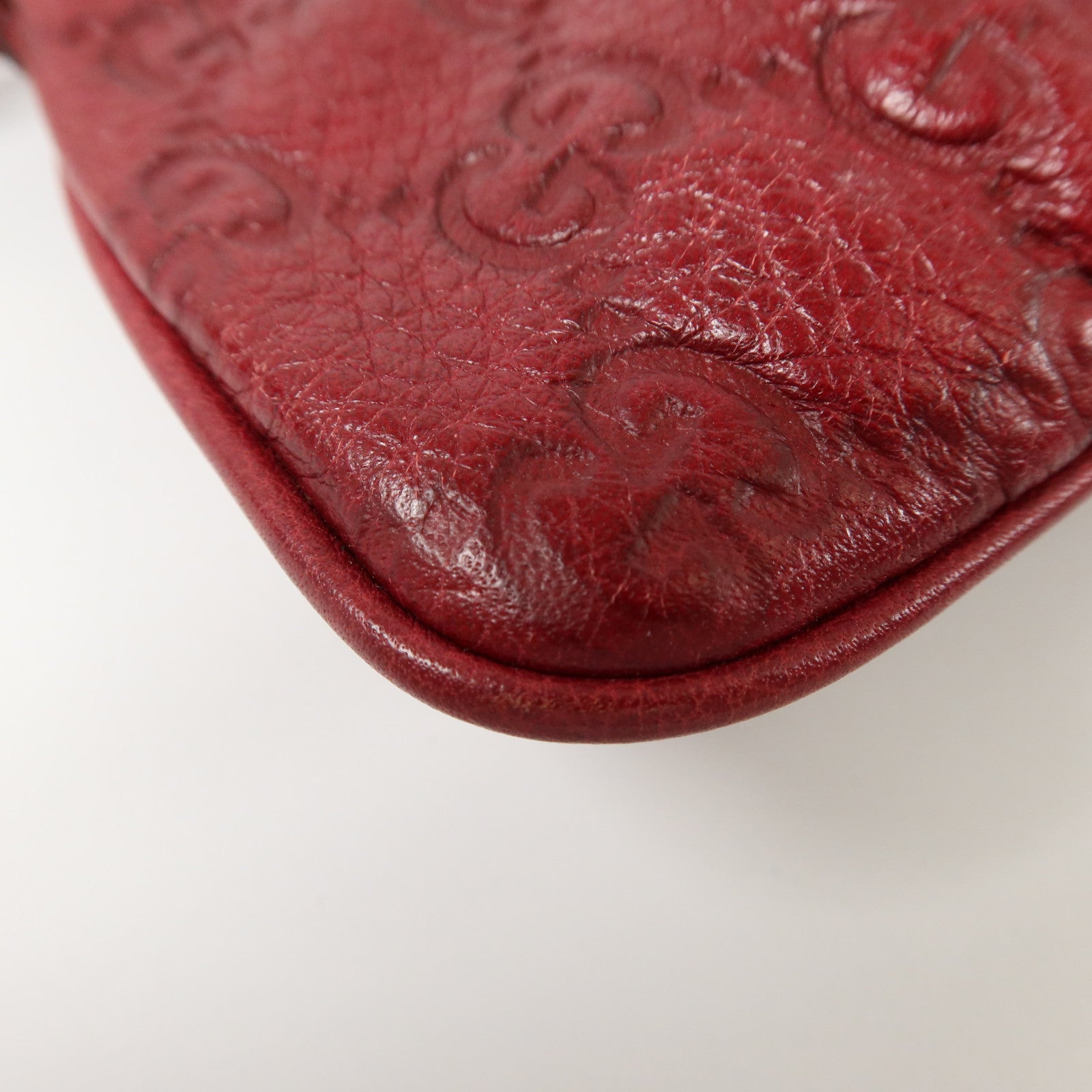 GUCCI 牛皮皮革Wristlet Clutch Bag金扣手拿包