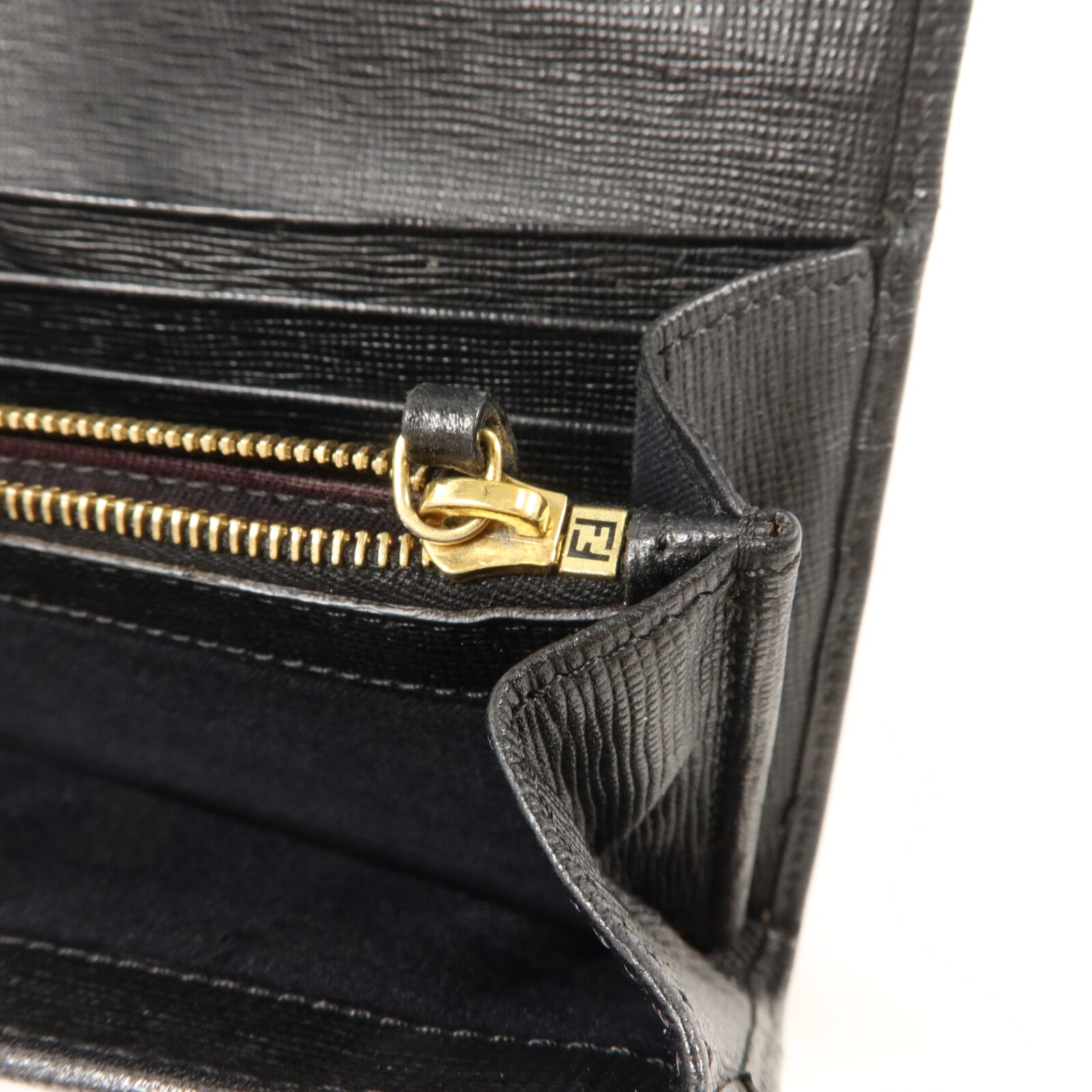 FENDI Saffiano皮革Long Wallet長錢包