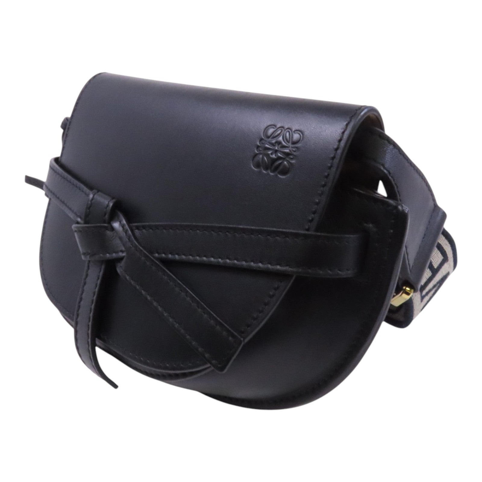 LOEWE 牛皮皮革Mini Geta金扣肩背袋