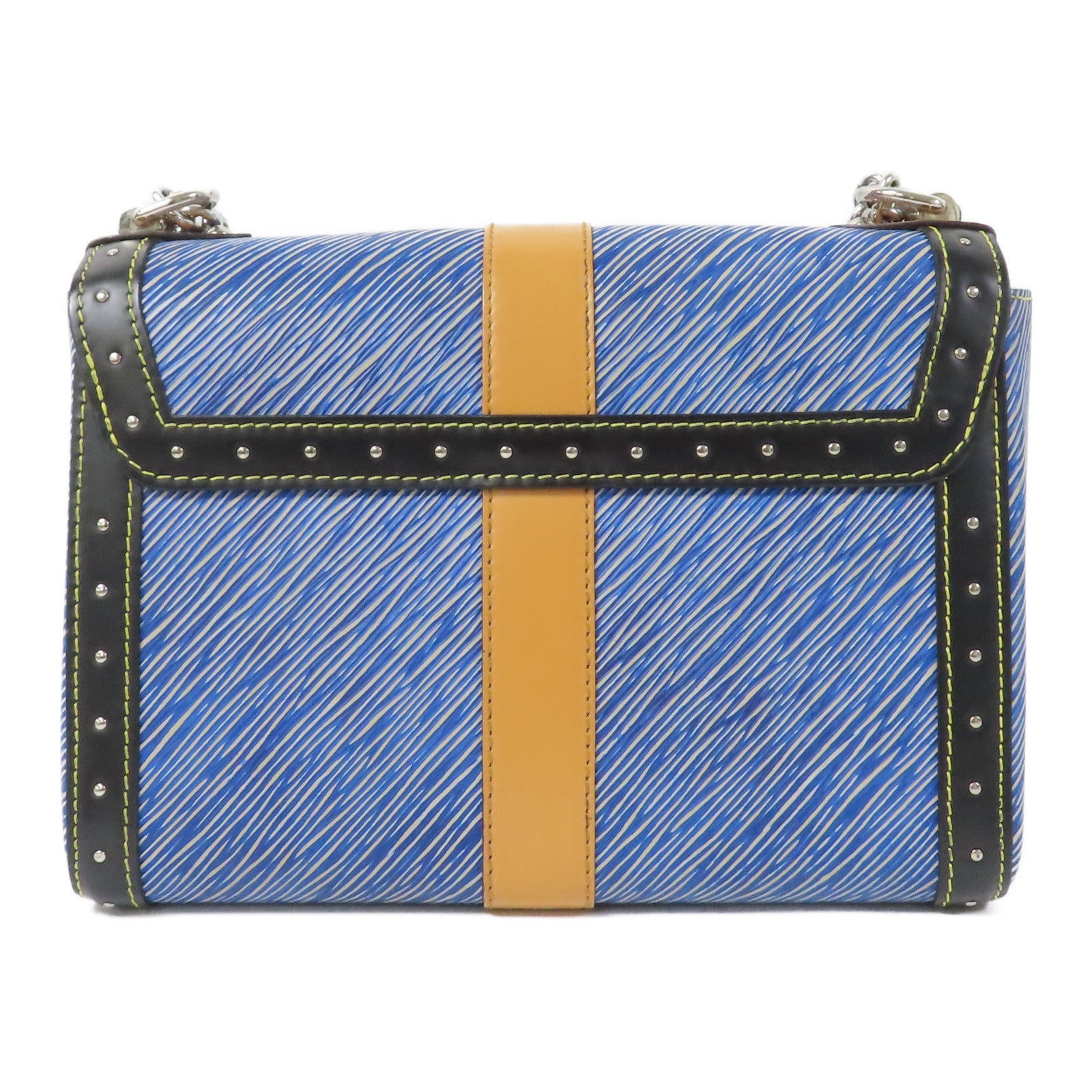 LOUIS VUITTON Epi Twist MM肩背袋藍色