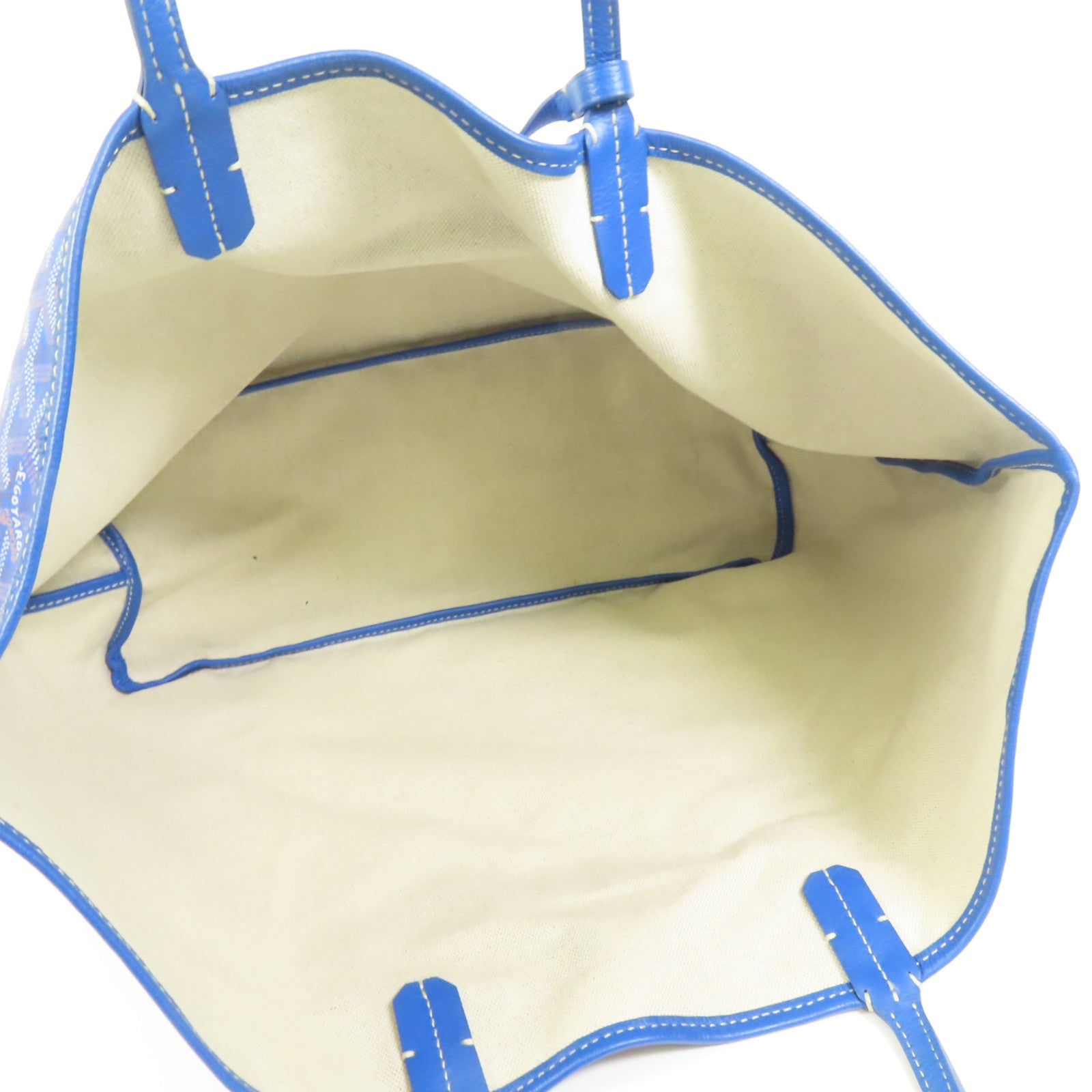 GOYARD 塗層帆布Saint Louis PM Stripes And Initials手挽袋