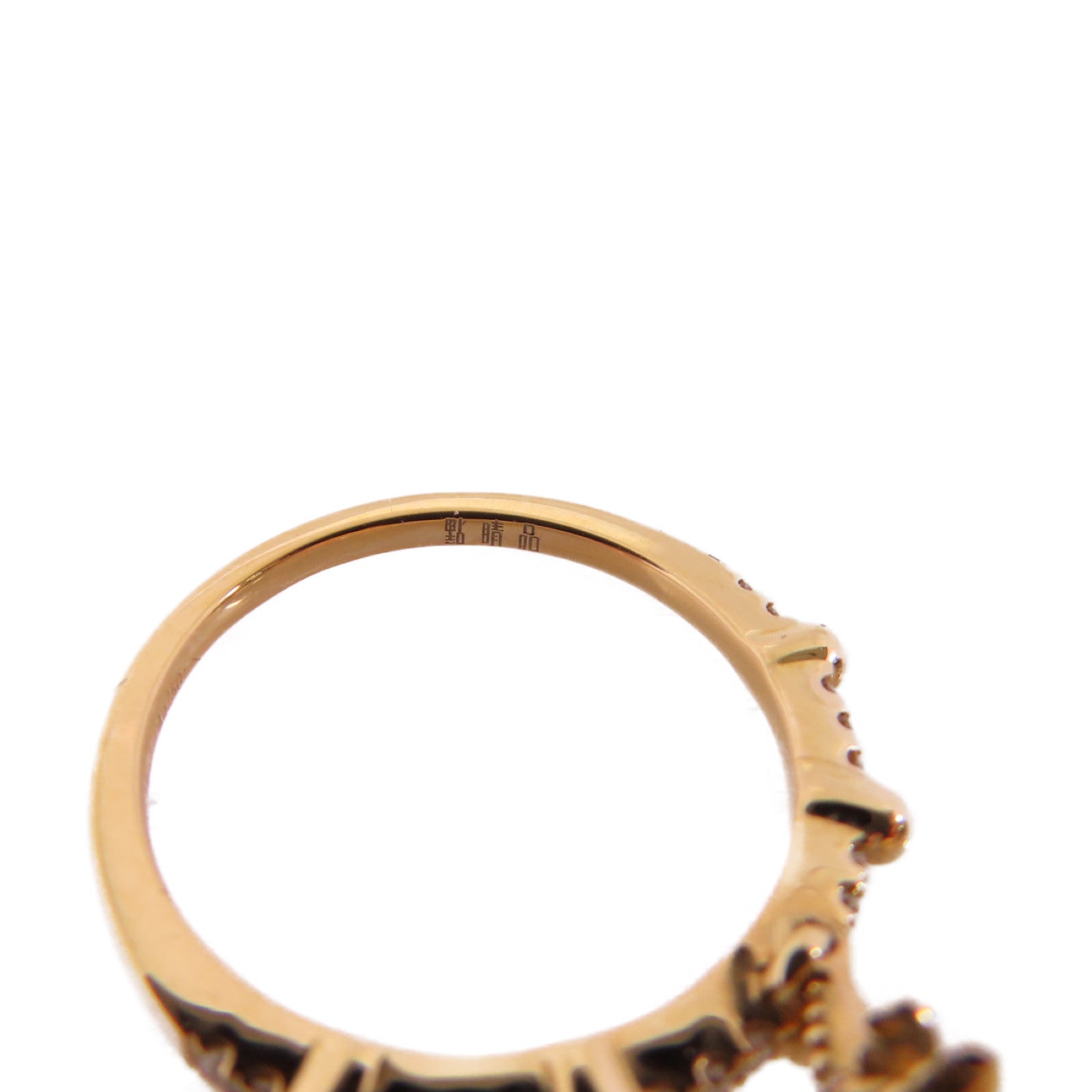 JEWELRY 14K玫瑰金/0.12ct鑽石Diamond Ring戒指US#5