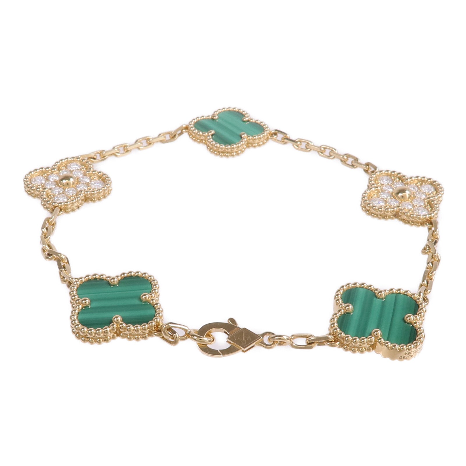 Van Cleef & Arpels 18K黃金Vintage Alhambra手鏈