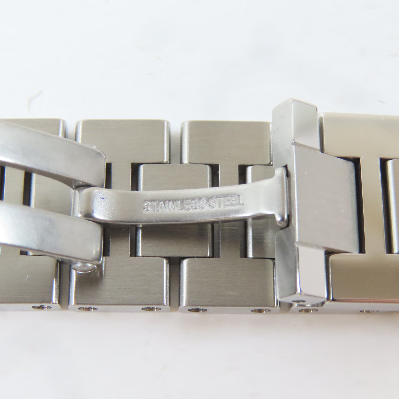 CARTIER Tank Solo不鏽鋼手錶自動機芯白色#15cm
