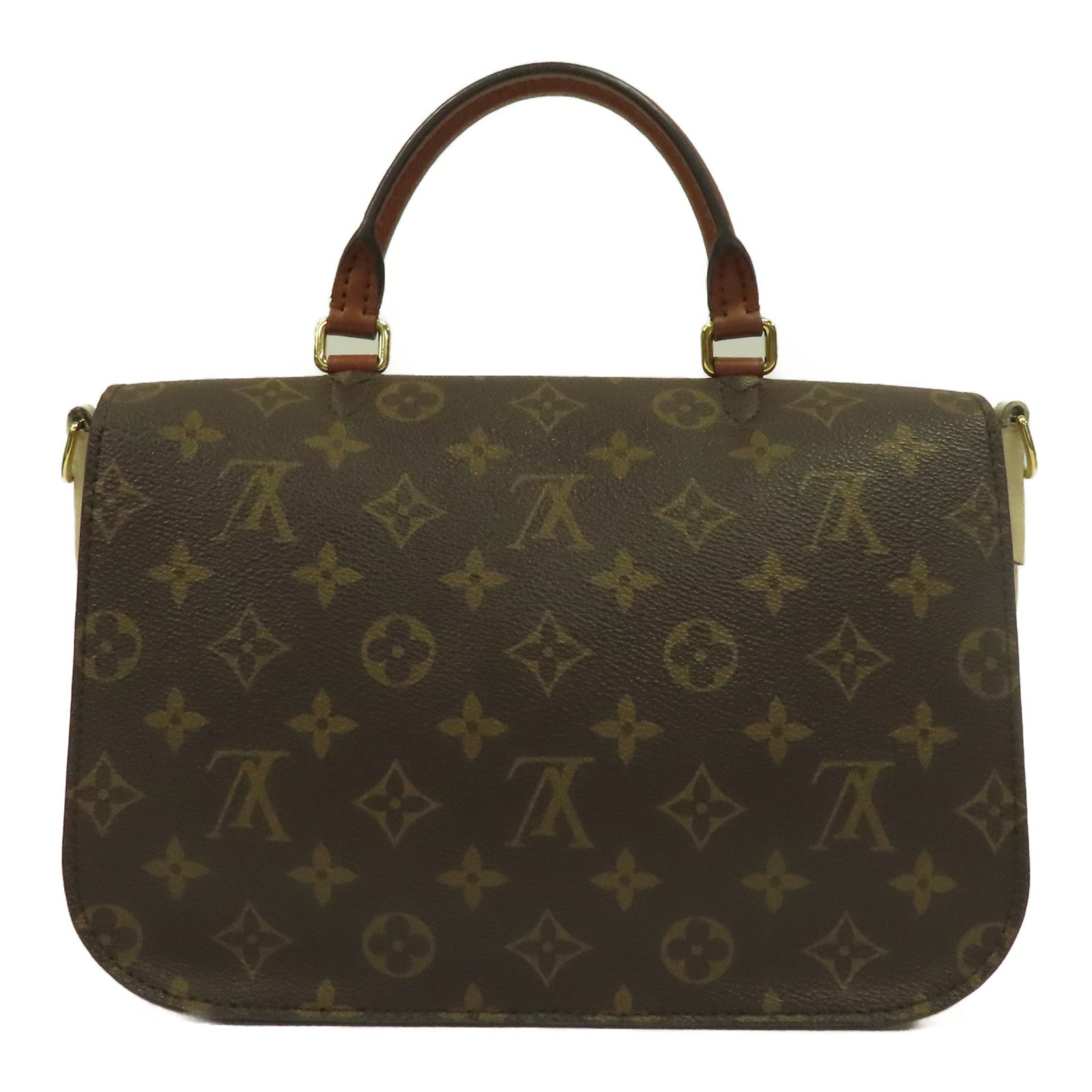 LOUIS VUITTON Monogram Vaugirard金扣手挽肩背兩用袋啡色/米色