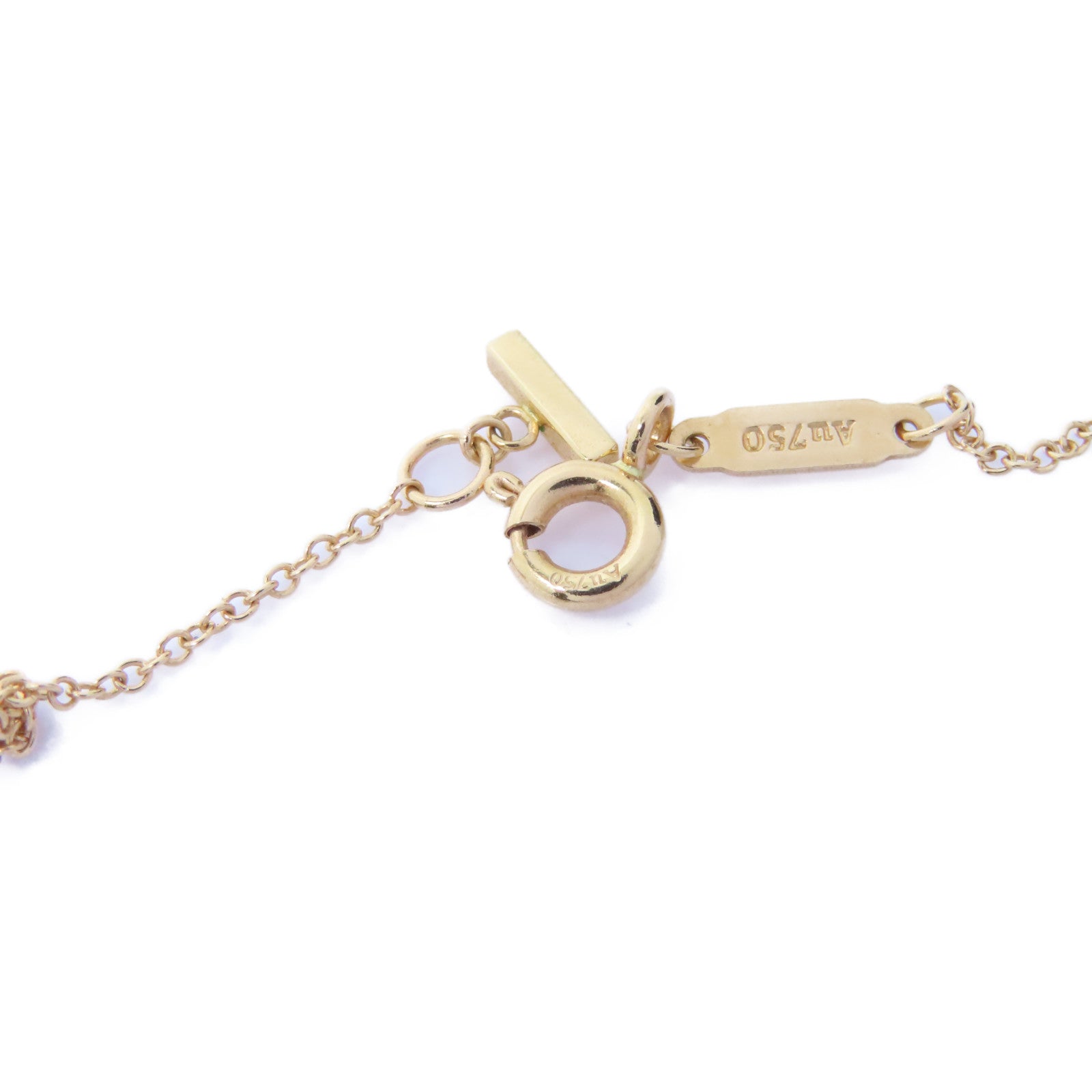 TIFFANY＆CO 18K黃金T Smile Necklace項鍊