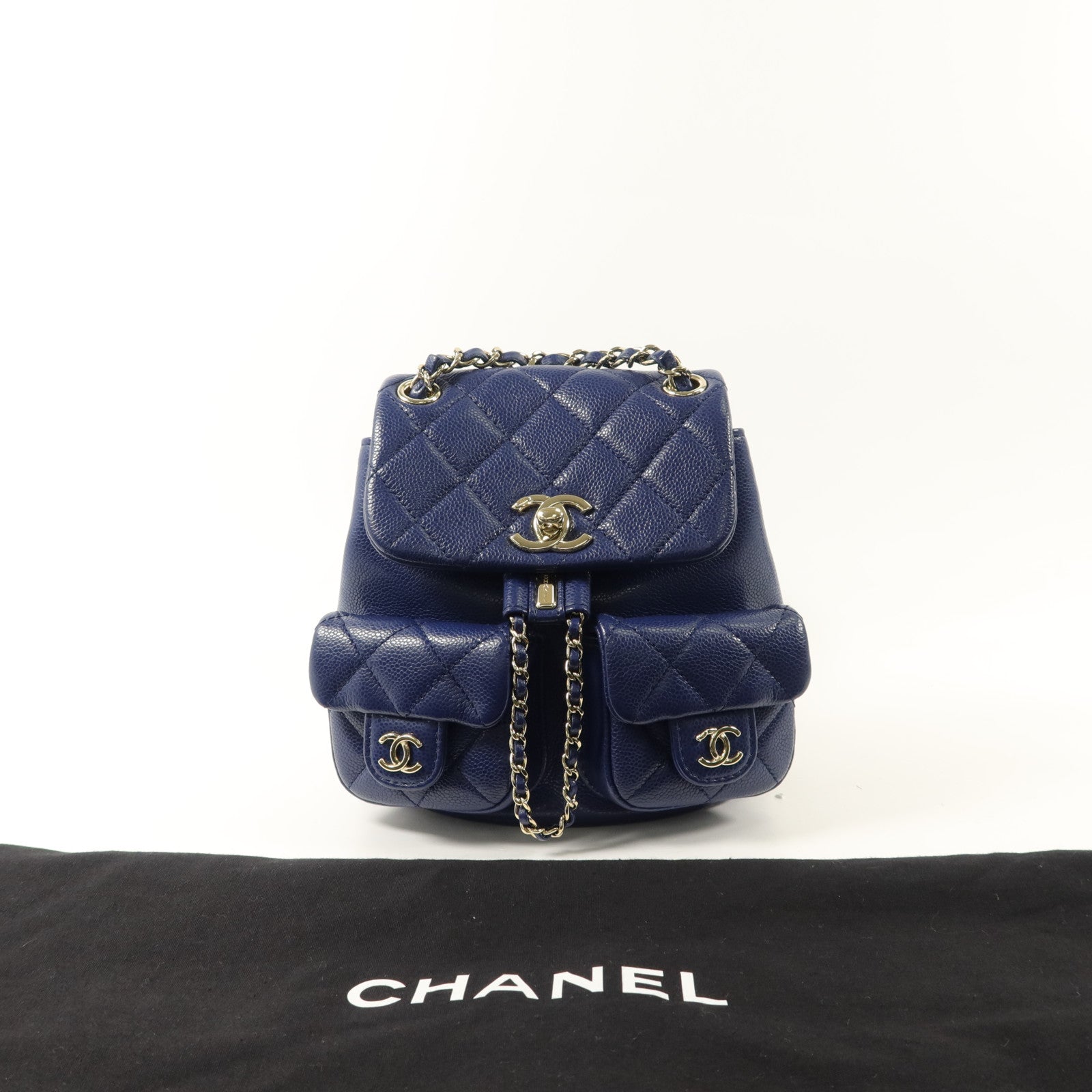 CHANEL 牛皮皮革Duma Backpack背包