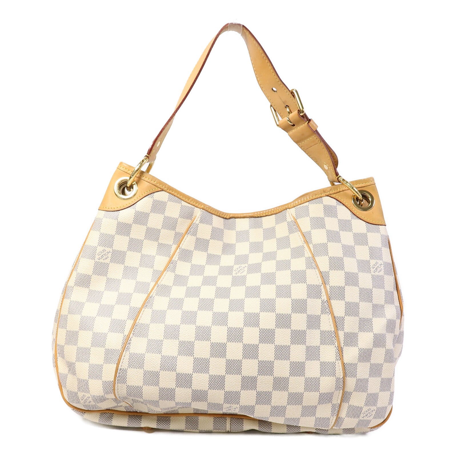 LOUIS VUITTON Damier Azur Galliera PM金扣肩背袋