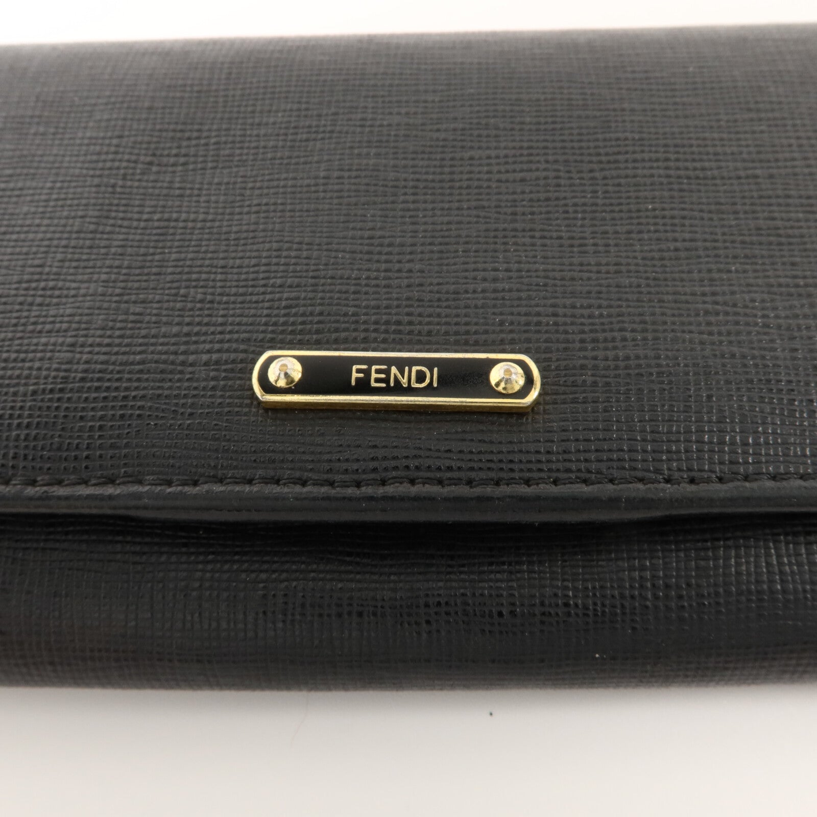 FENDI Saffiano皮革Long Wallet長錢包