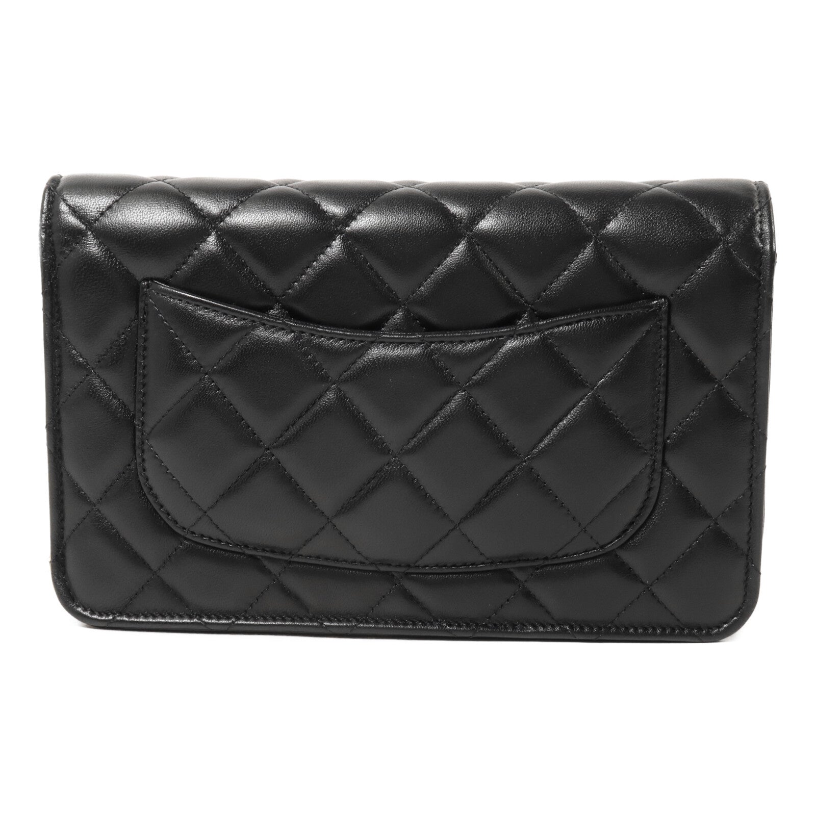 CHANEL 羊皮皮革WOC Wallet On Chain鏈帶肩背袋