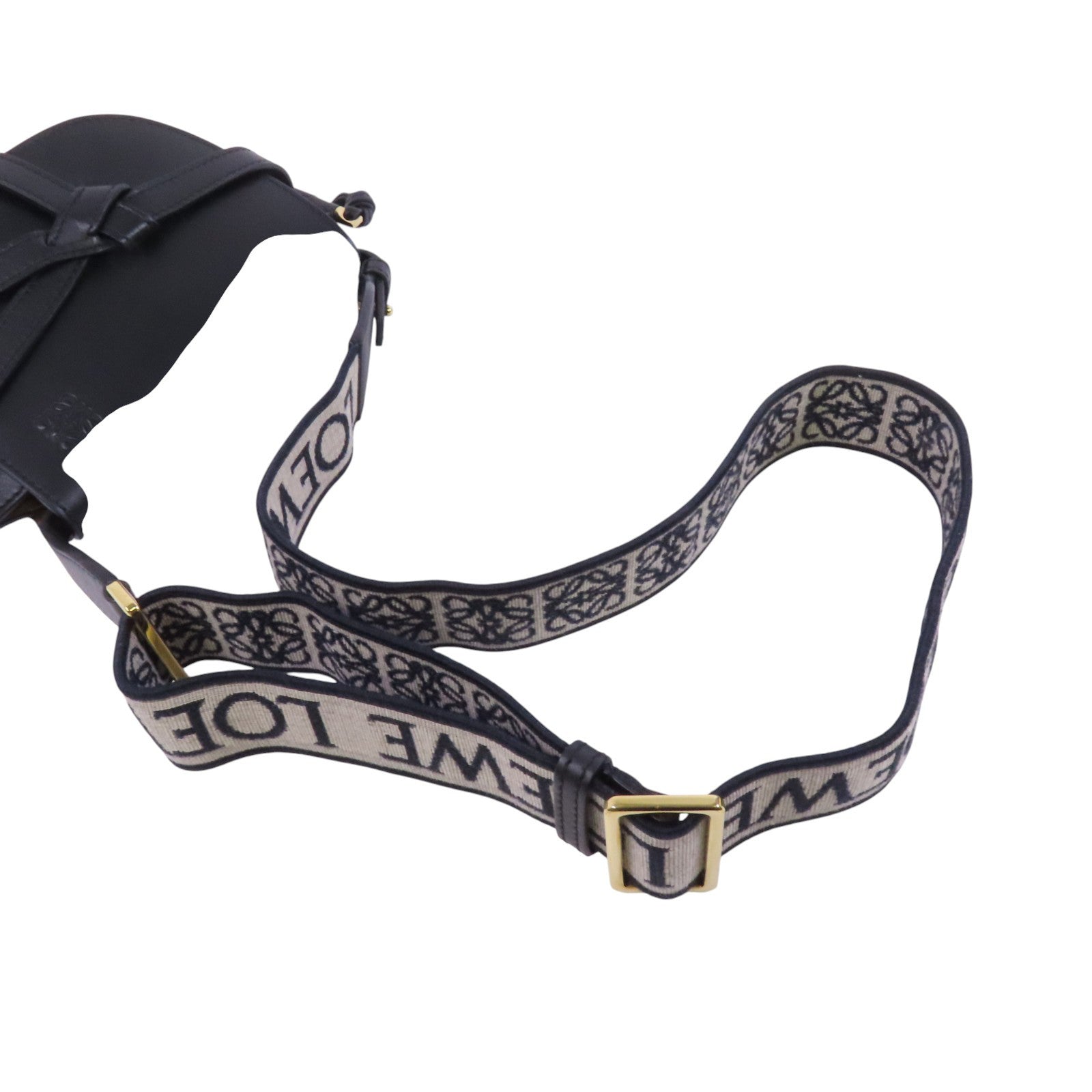 LOEWE 牛皮皮革Mini Geta金扣肩背袋