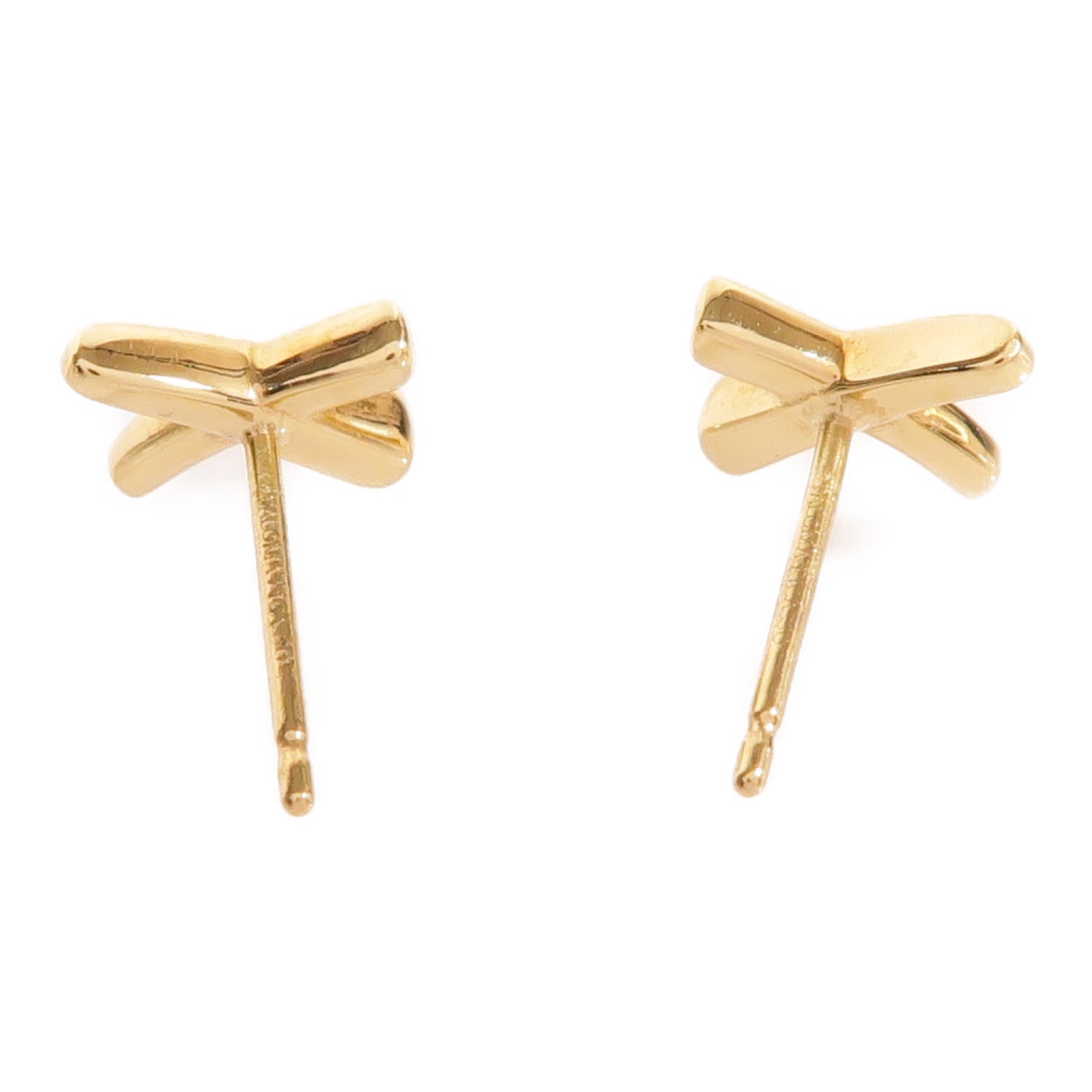 TIFFANY＆CO 18K金X Earrings耳環