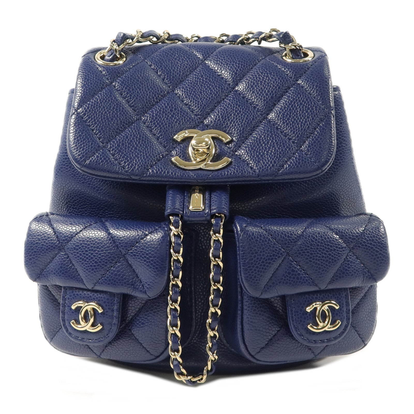 CHANEL 牛皮皮革Duma Backpack背包
