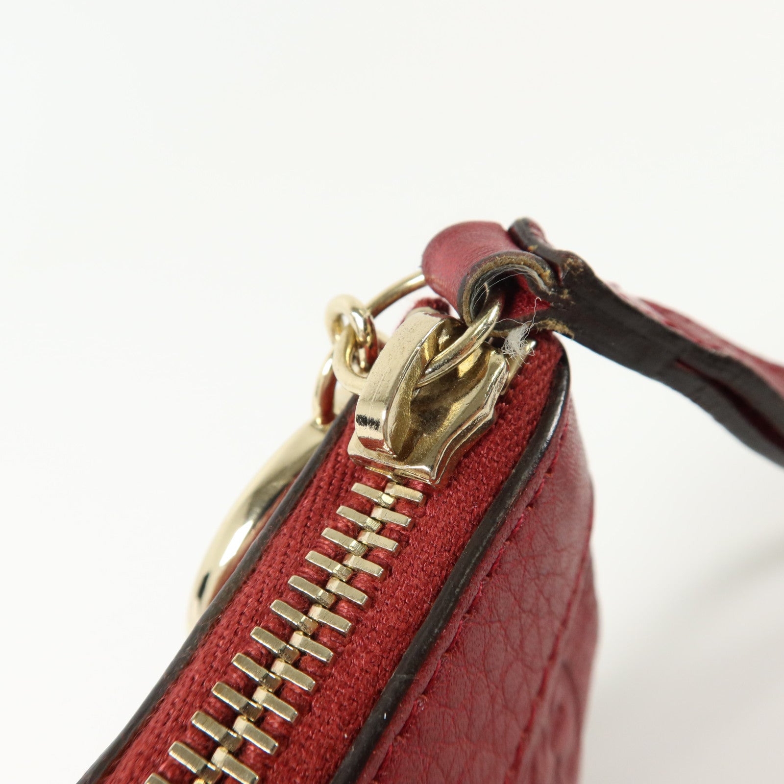 GUCCI 牛皮皮革Wristlet Clutch Bag金扣手拿包